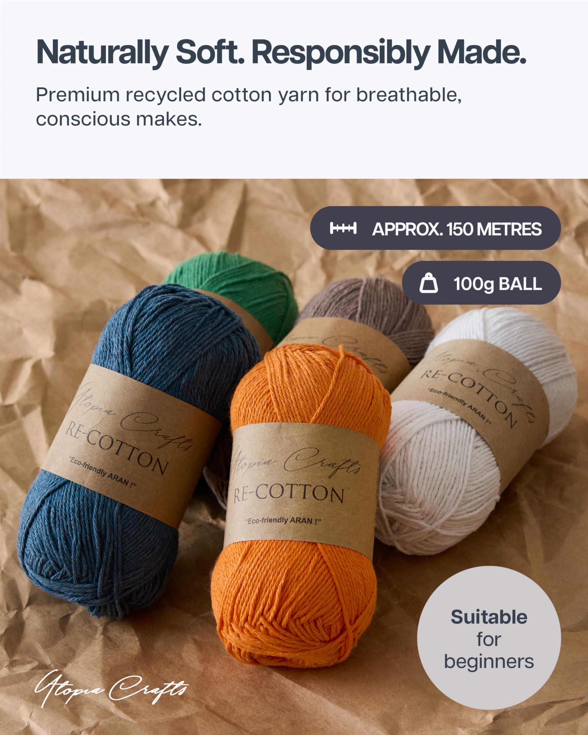Fair Cotton 100% Cotone Organico - 50 G - Colore 51 Viola - Commercio Equo E Solidale - Certificato GOTS