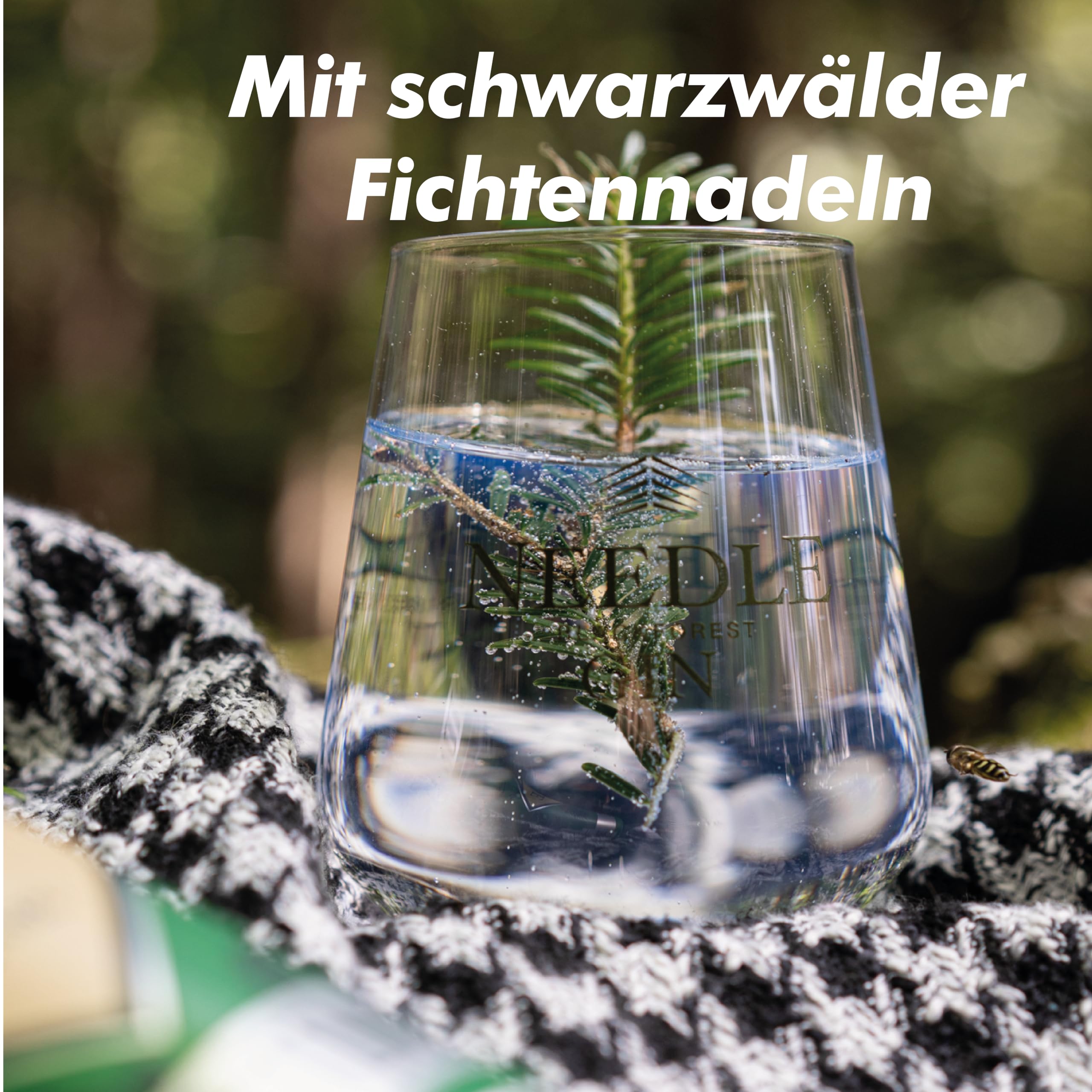 Needle Black Forest Gin&Tonic - der fertige G&T aus der Dose mit original Needle Gin (alc. 10% vol) - 12 x 0,33l (Preis inkl. €3,00 Pfand)