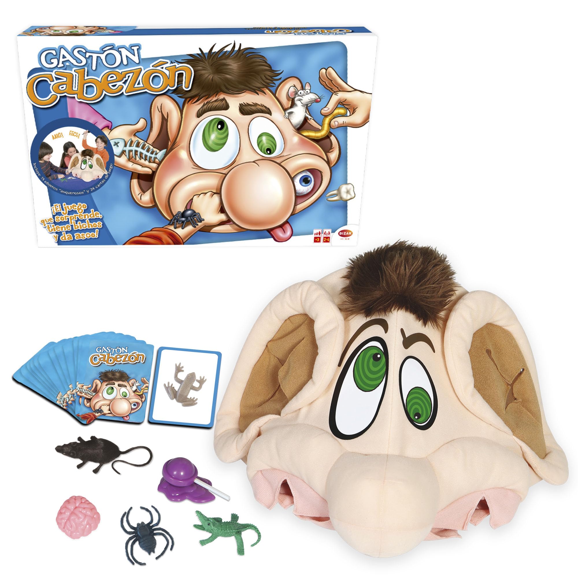 Bizak - Gaston Cabezon - Juego de Mesa para Niños, Juego Preescolar Divertido y Educativo Niños y Niñas - Desarrollo Cognitivo y Coordinación (64558519)