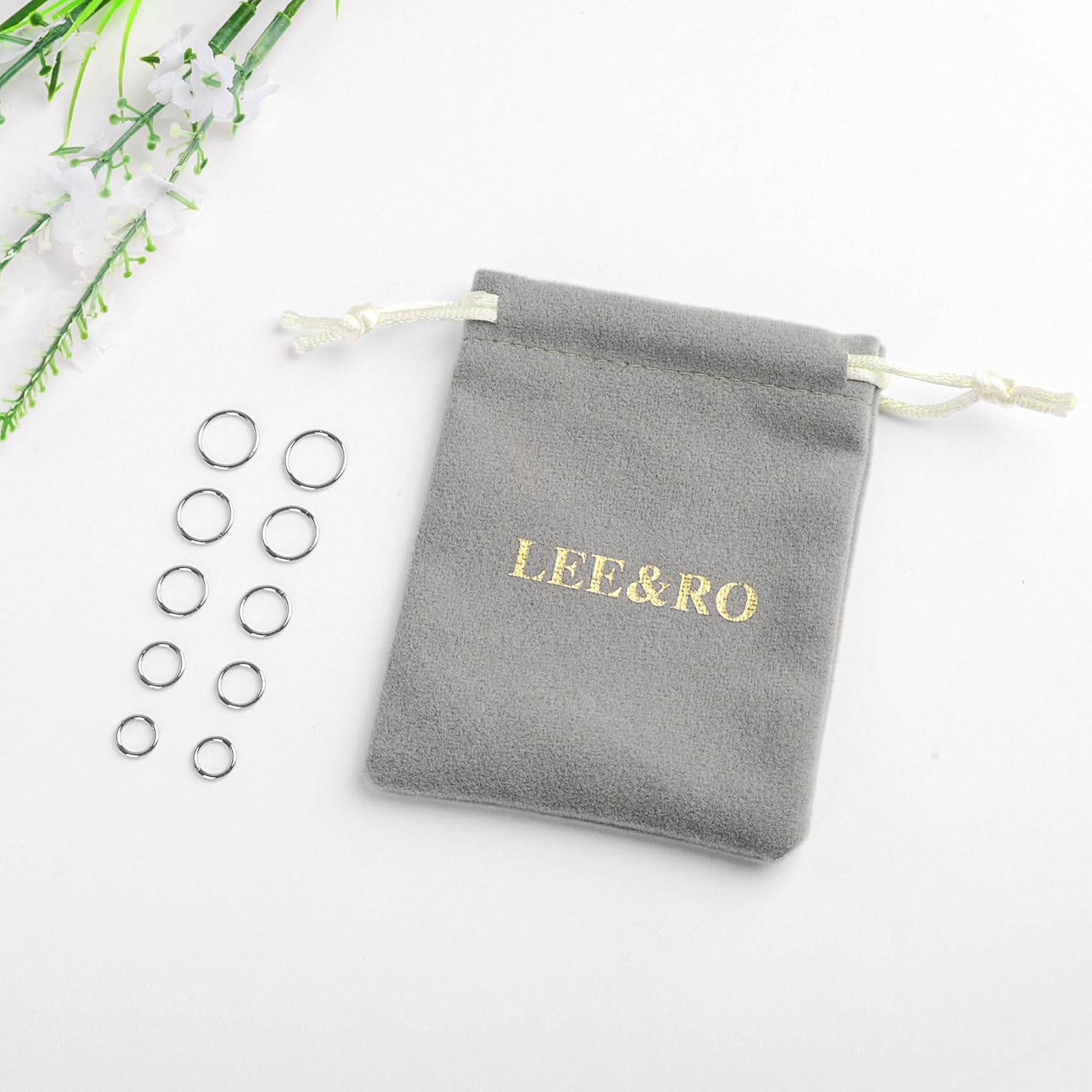 LEE&RO 16G 6MM 7MM 8MM 9MM 10MM Hinged Clicker Septum Rings 16G Nose Hoop Tragus Helix Cartilage Hoop Earrings - Image 4