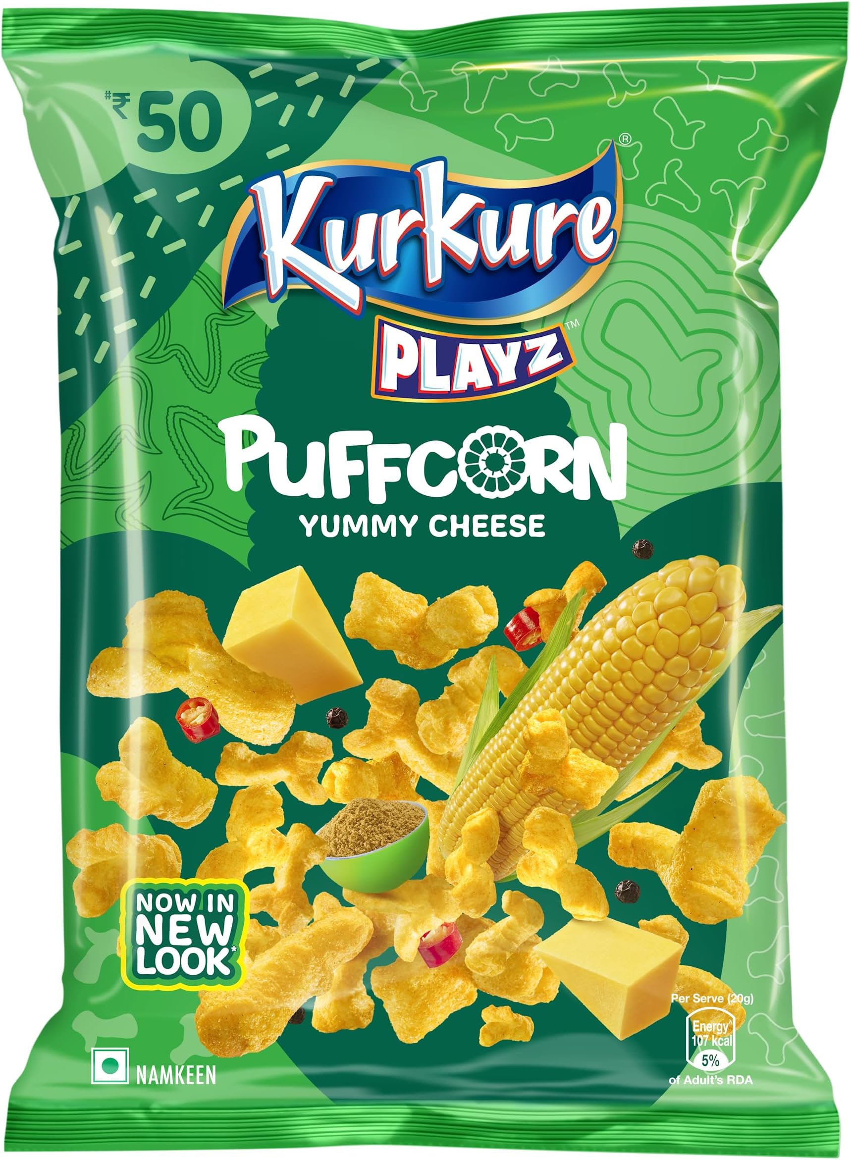 Kurkure Playz Puffcorn Yummy Cheese