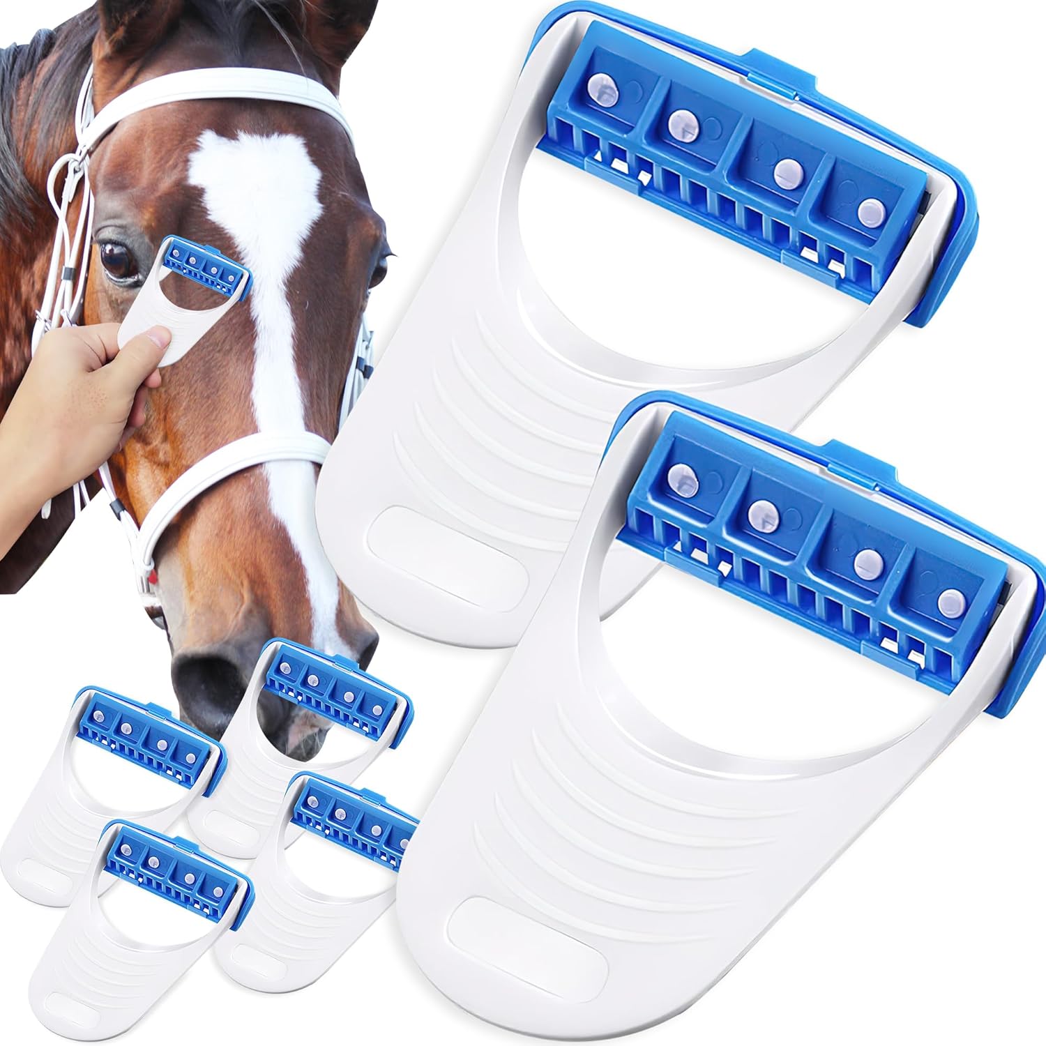 6Pcs Horse Clippers Grooming Razor Supplies Horse Grooming Tools Disposable Trimming Razor for Pets 6Pcs Horse Clippers Grooming Razor Supplies Horse Grooming Tools Disposable Trimming Razor for Pets