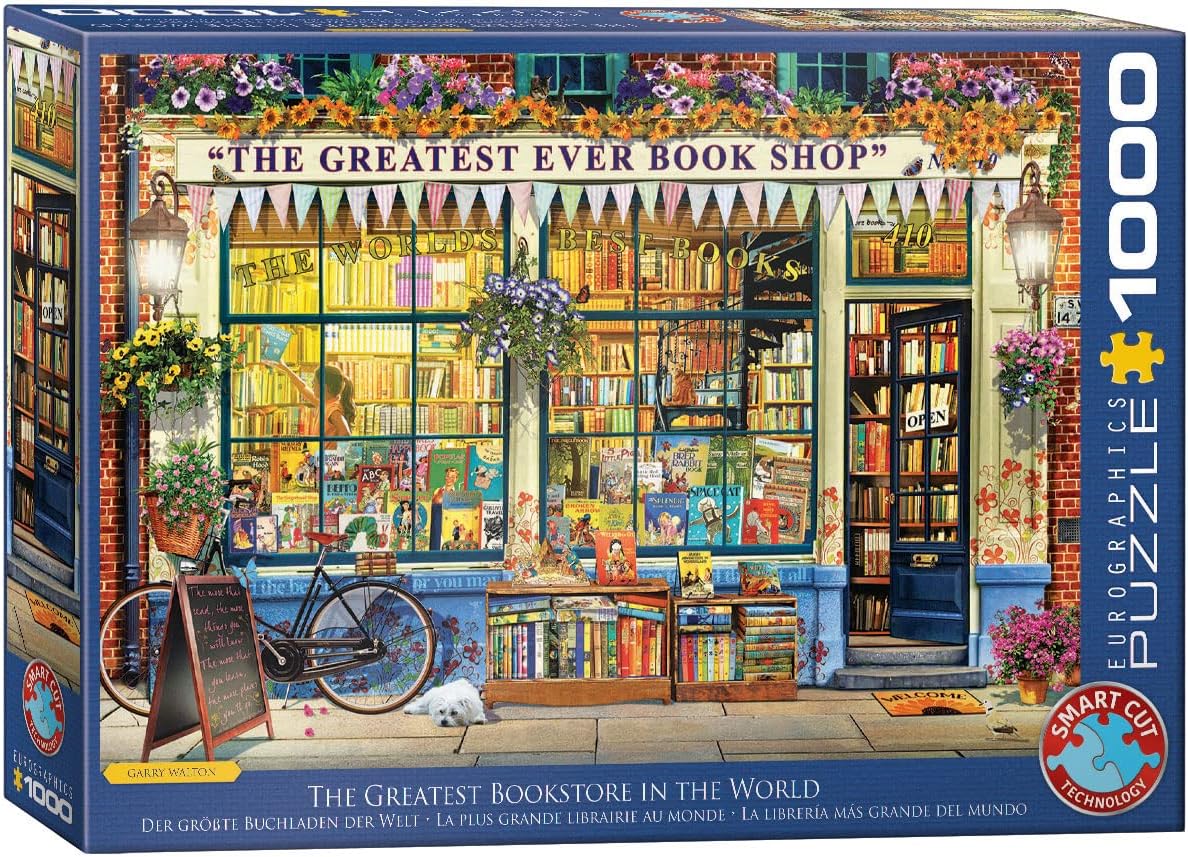 EuroGraphics (EURHR The Greatest Bookstore in The World 1000Piece Puzzle 1000Piece
