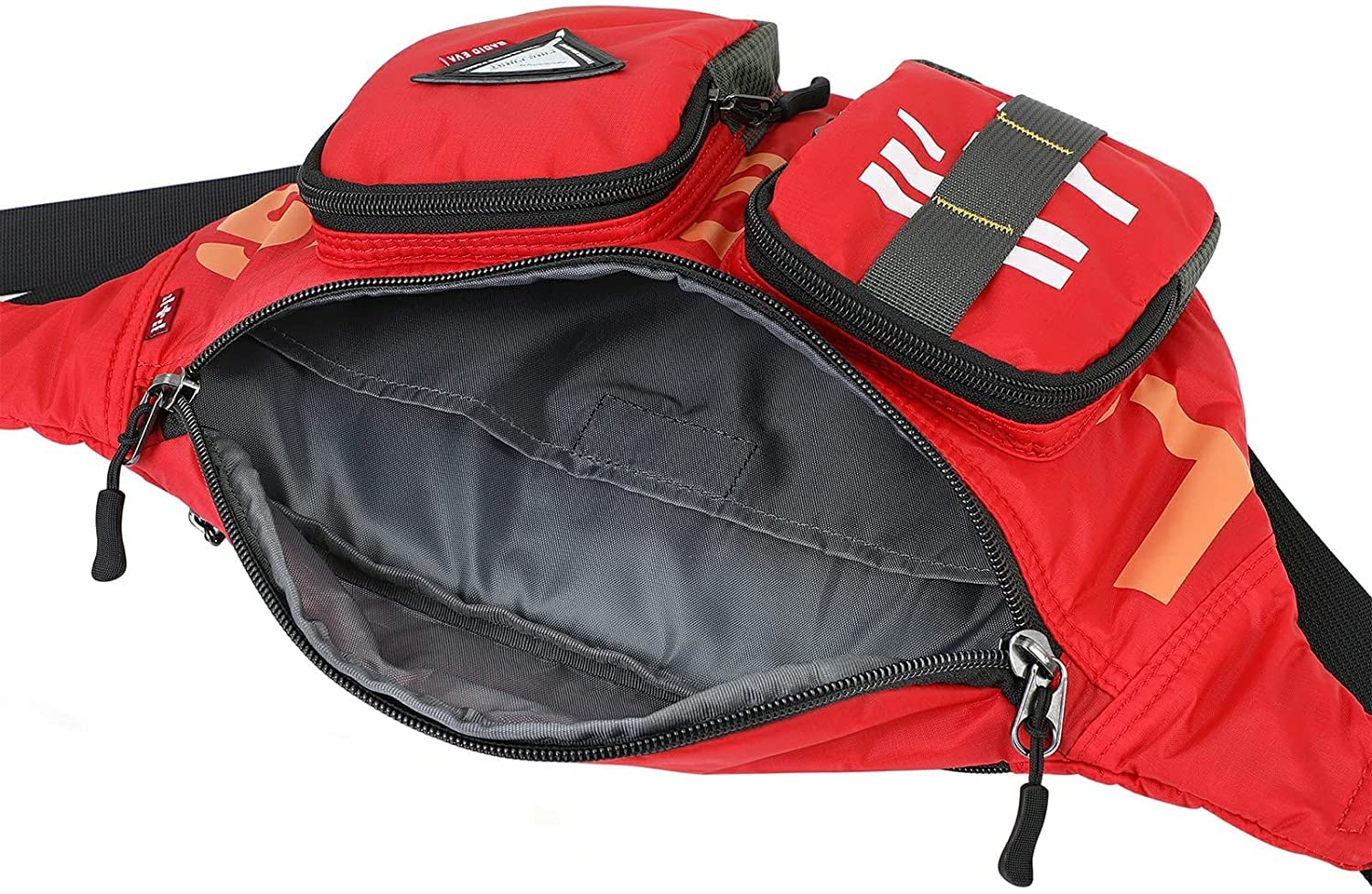 FIREFIRST x RADIO EVA - Evangelion Marsupi Sportivi Borse a Spalla | Collaborazione Ufficiale Eva;Accessorio Cosplay Indispensabile;Ideale Per Scuola, Gite, Viaggi