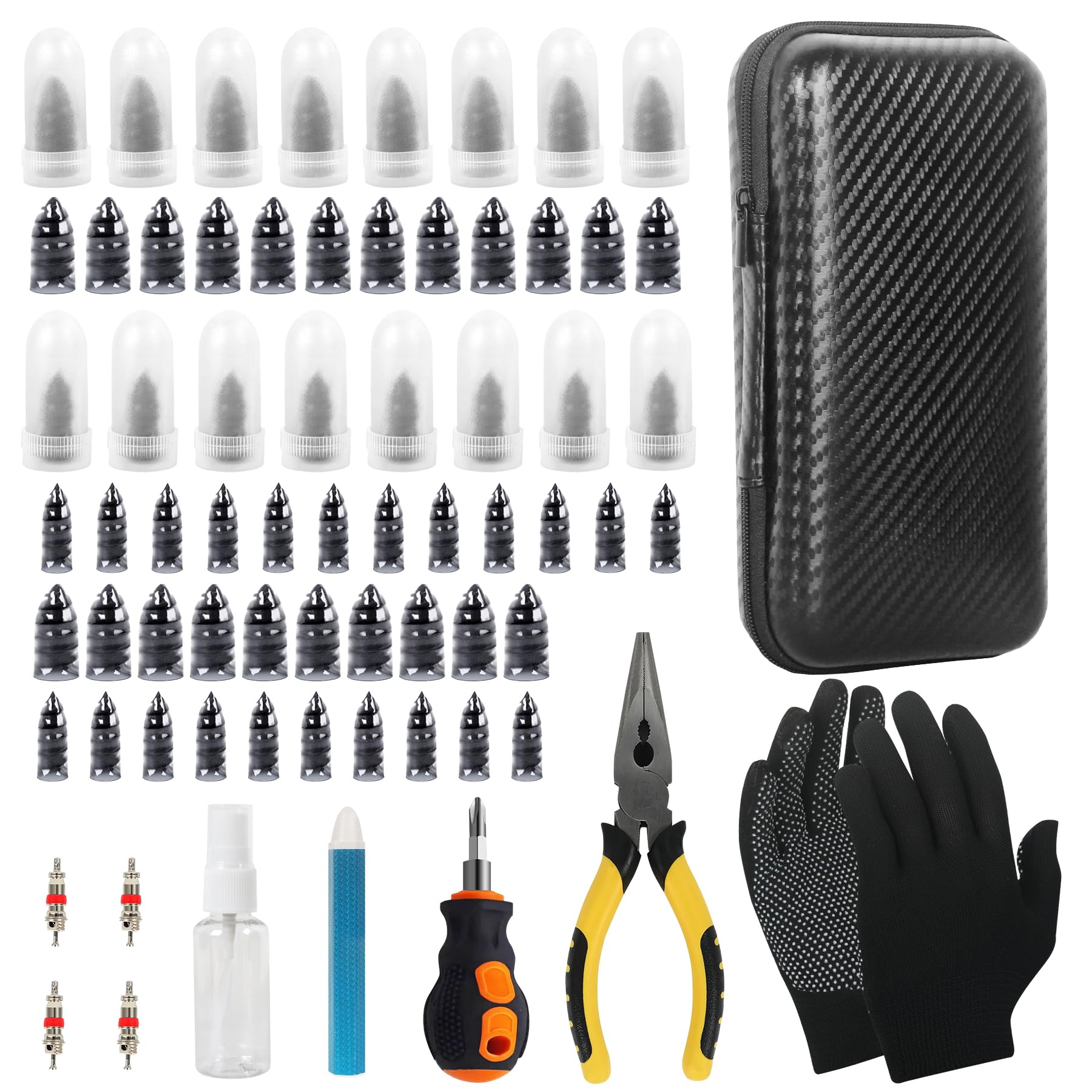 Pakeed 70pcs Tire Repair Kit