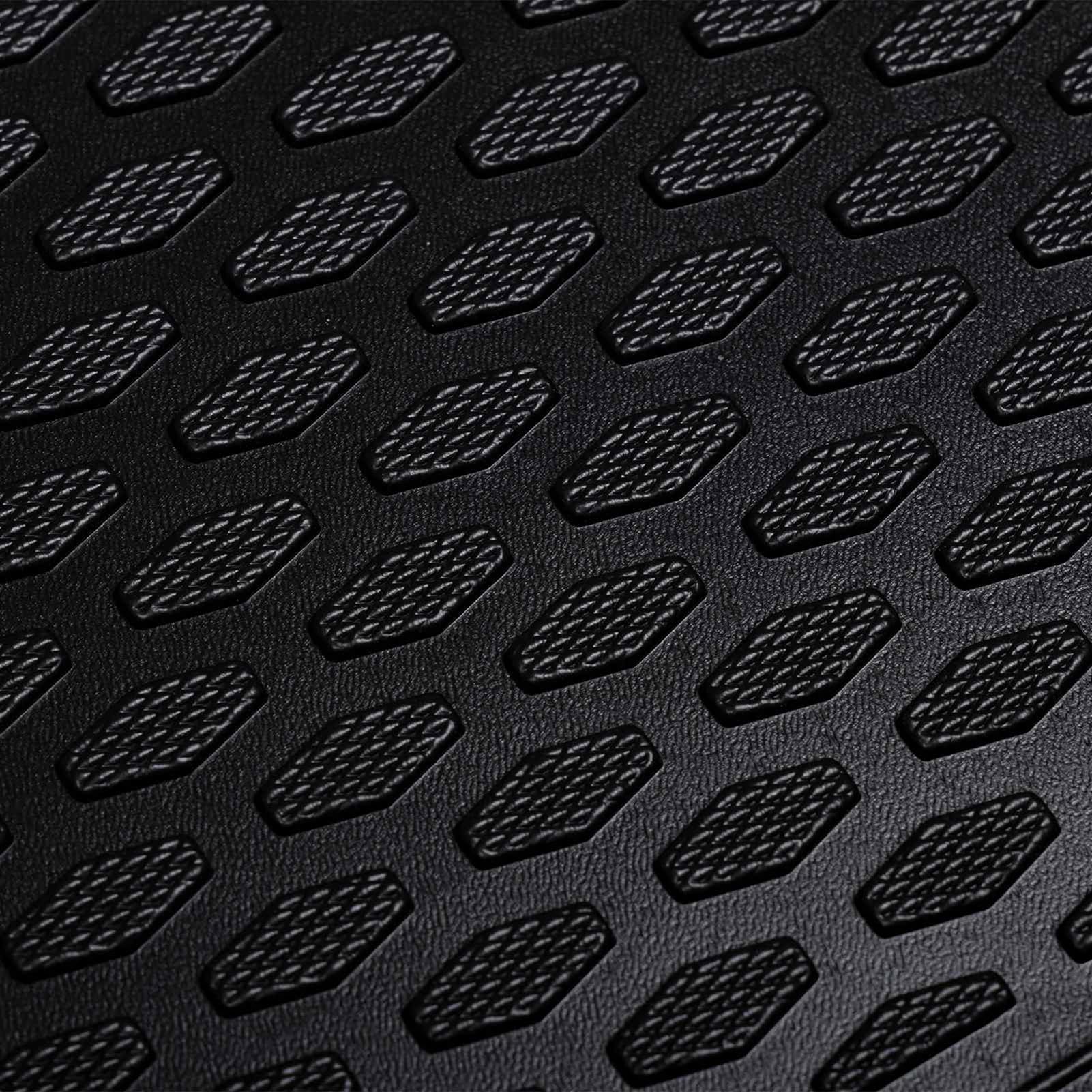 Gecheer Tappetino Bagagliaio VW UP Nero, Impermeabile Antiscivolo in Gomma TPE con Bordo Rialzato, Protezione Interni Auto, Design Moderno per Viaggi e Famiglie