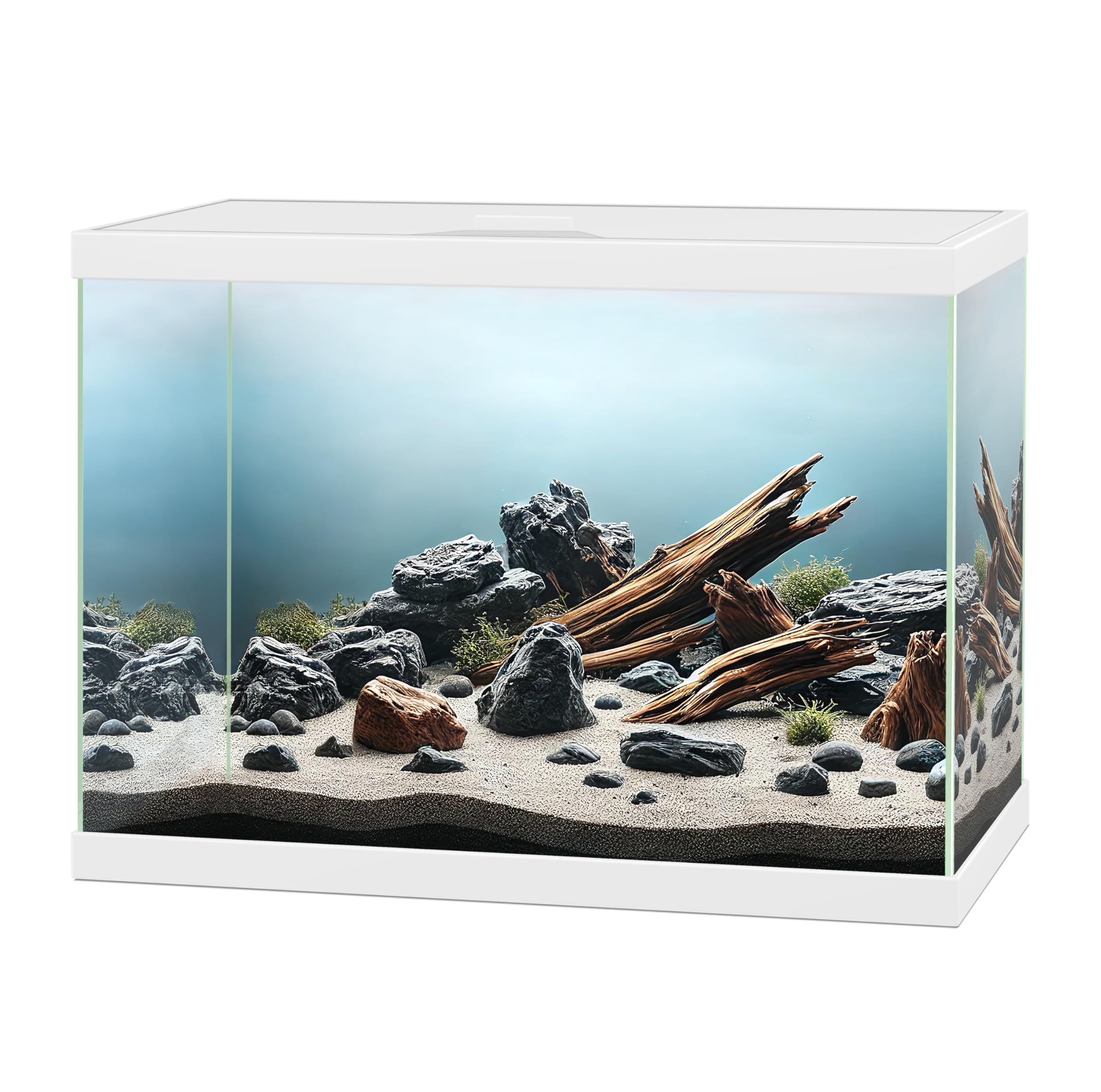 Ciano Aqua 15 Aquarium White 13 litre Starter Fish Tank Filter and Lid
