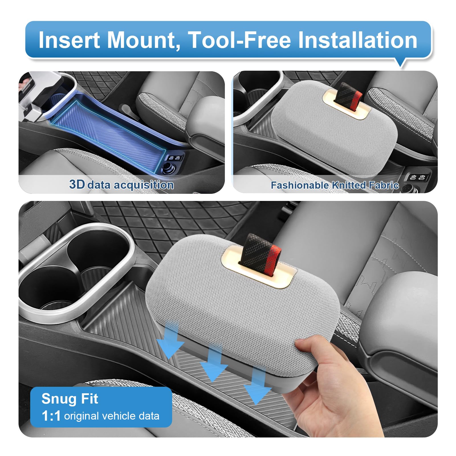 Caja de almacenamiento para consola central compatible con Mini Cooper F65 F66 2024 2025 2026, F65 F66 reposabrazos central, guantera, accesorios Mini Cooper organizador de reposabrazos