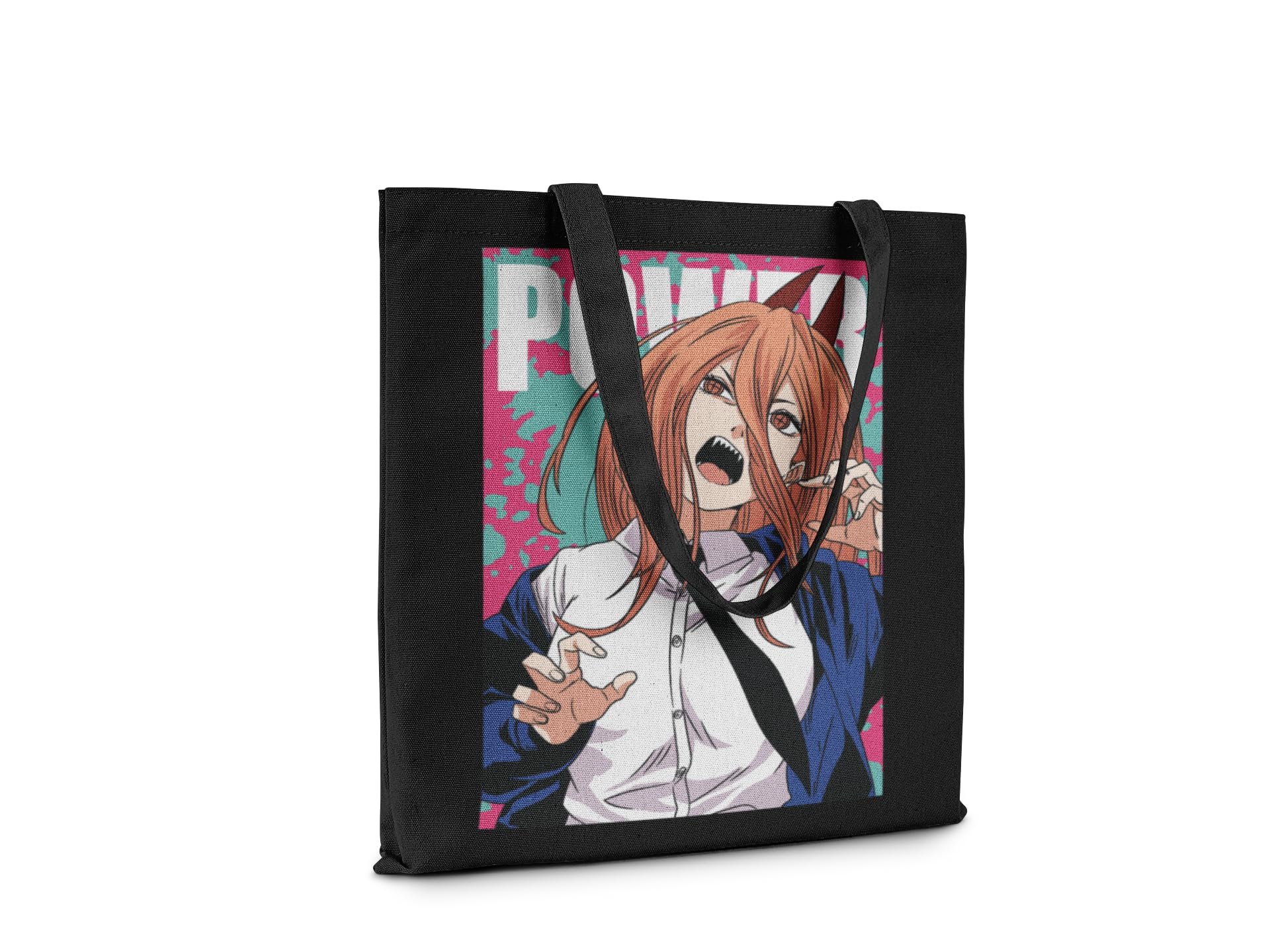 Eshaaver, Chainsaw Man Power Anime Printed Black Tote Bag-CSMT000B18 (B0CSM24SZB) Amazon Price History, Amazon Price Tracker
