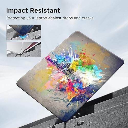Miniatura 120 de Funut Funda compatible con MacBook Air de 15 pulgadas 2024 2023 versión M3 A3114 M2 A2941 con pantalla de retina líquida y Touch ID, carcasa rígida