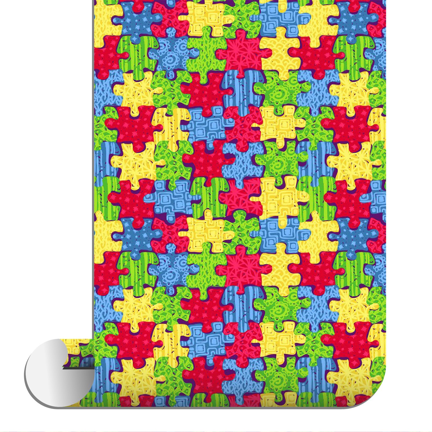 Puzzle piece pattern