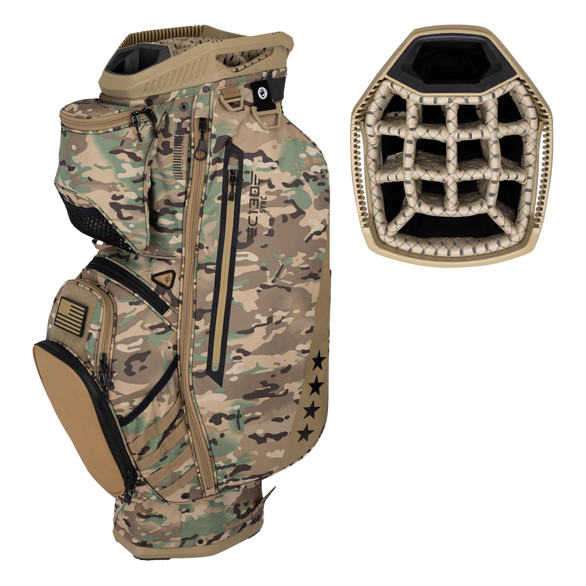 Sun Mountainmens C130 Sync Lightweight Cart Golf Bag 14 Way - Main Image