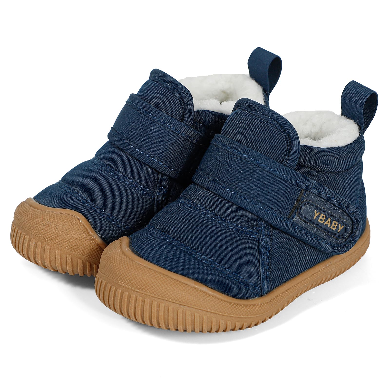 MK MATT KEELY Baby Winter Warm Shoes for Infant Boys Girls Toddler Plush Lining Snow Boots Soft Sole Non-Slip Walking Shoes Outdoor Faux Fur Booties