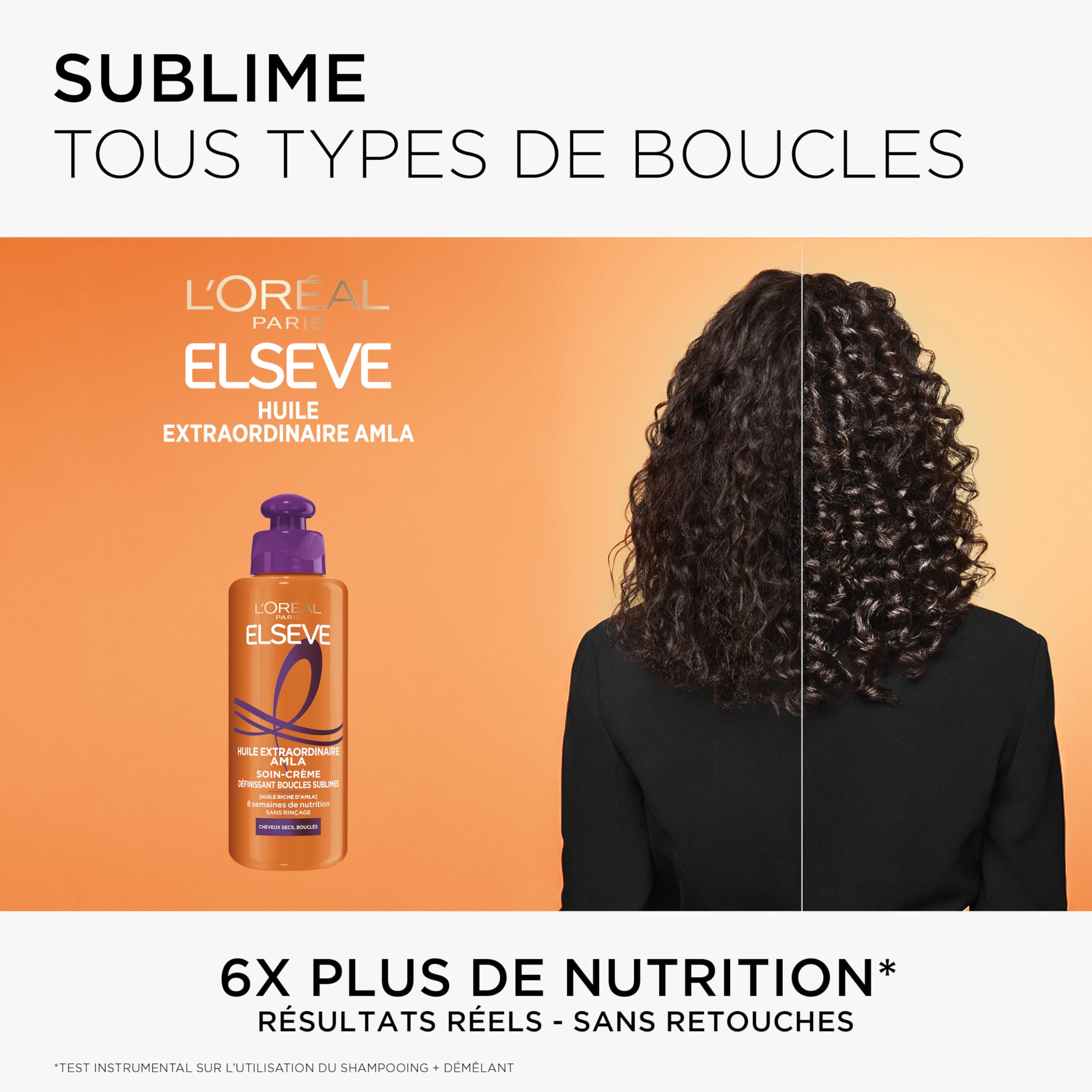 L'Oréal Paris Elseve Soin-Crème Définissant - Pour Cheveux Bouclés - Huile Extraordinaire - 200 ml