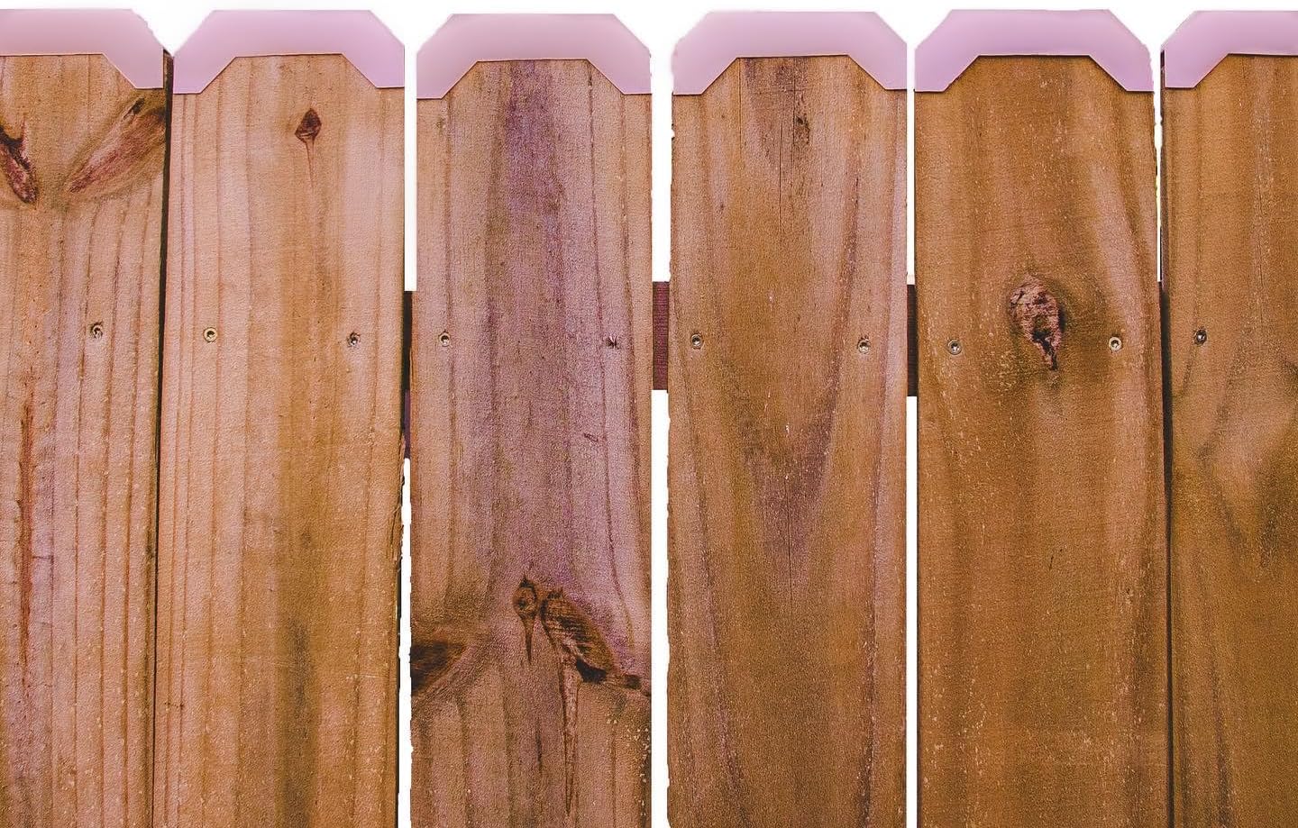 Fency Caps Vinyl Picket Fence Caps Dog Eared Style Wooden Fence Top Size 5.5" X 5/8" Keep Fence Tops from Cracking and Rotting Weather Proofed & UV Resistant (Pack of 17)
