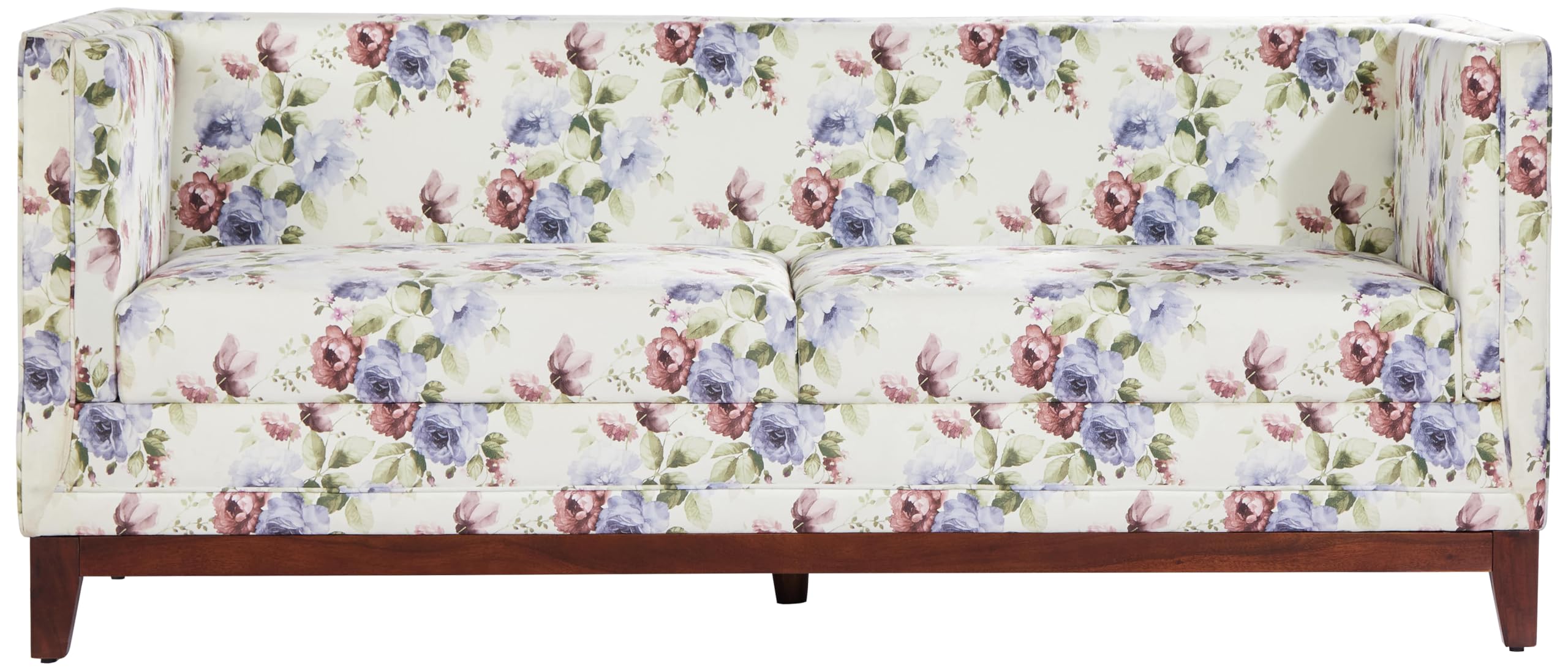 Amazon Brand - Solimo Halley 3 Seater Sofa (Fabric, Multicolour-1)