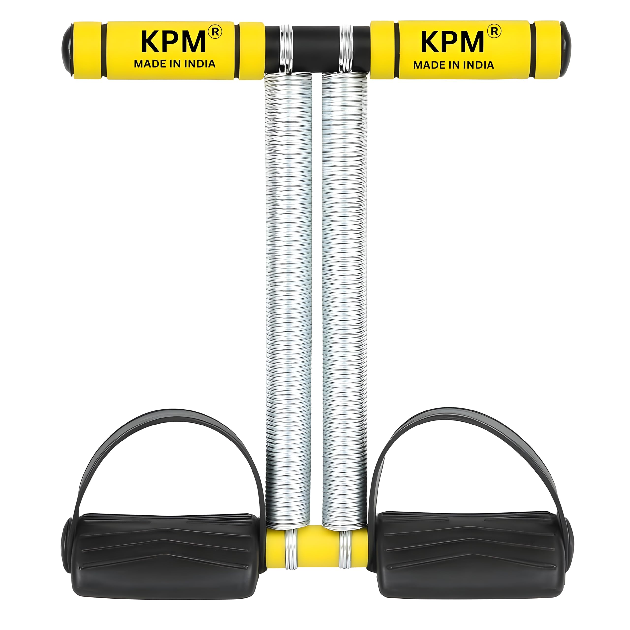 KPM® Tummy Trimmer for Men & Women – Double Spring Resistance Abdominal Exerciser | Home Workout Equipment for Core, Arms & Legs