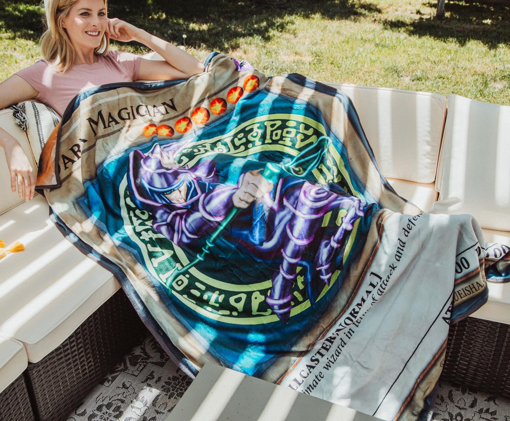 yugioh card blanket Amazon.com: Yu-Gi-Oh! Dark Magician Card Fleece Throw Blanket Fleece Throw  Blanket | Soft Polyester Cover for Sofa, Bed