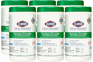 Clorox Healthcare Hydrogen Peroxide Wipes: Ultimate Sanitization for Healthcare Professionals