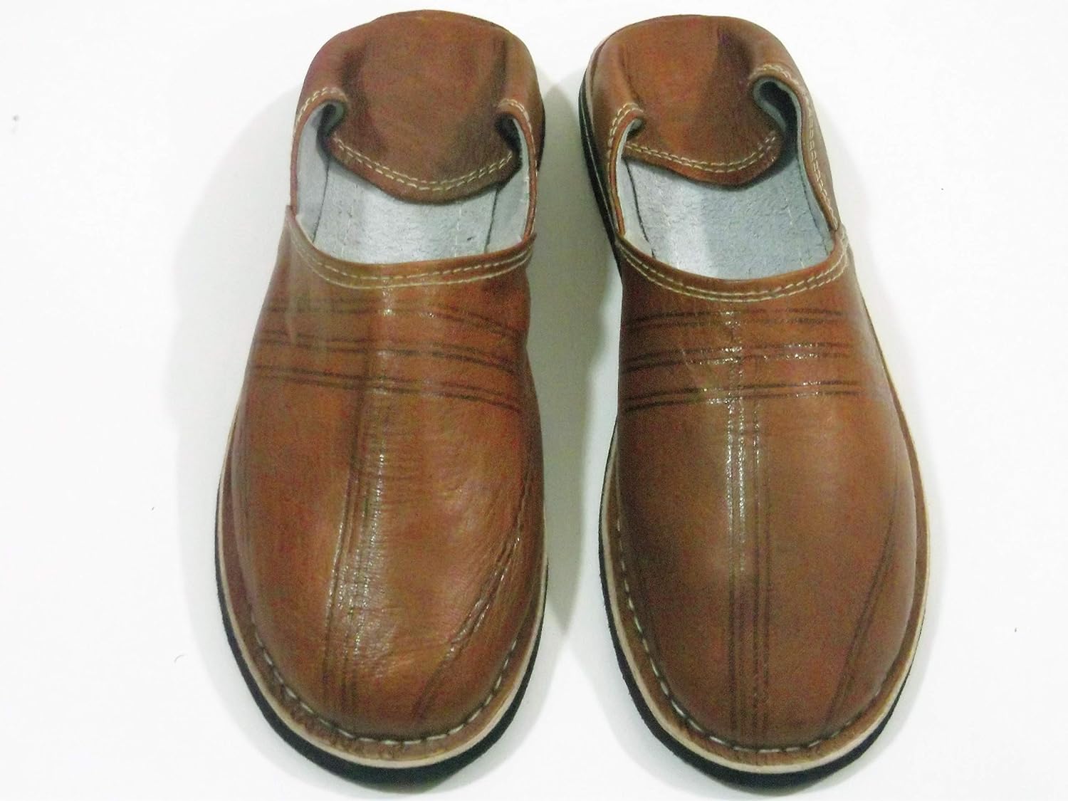 leather babouche slippers