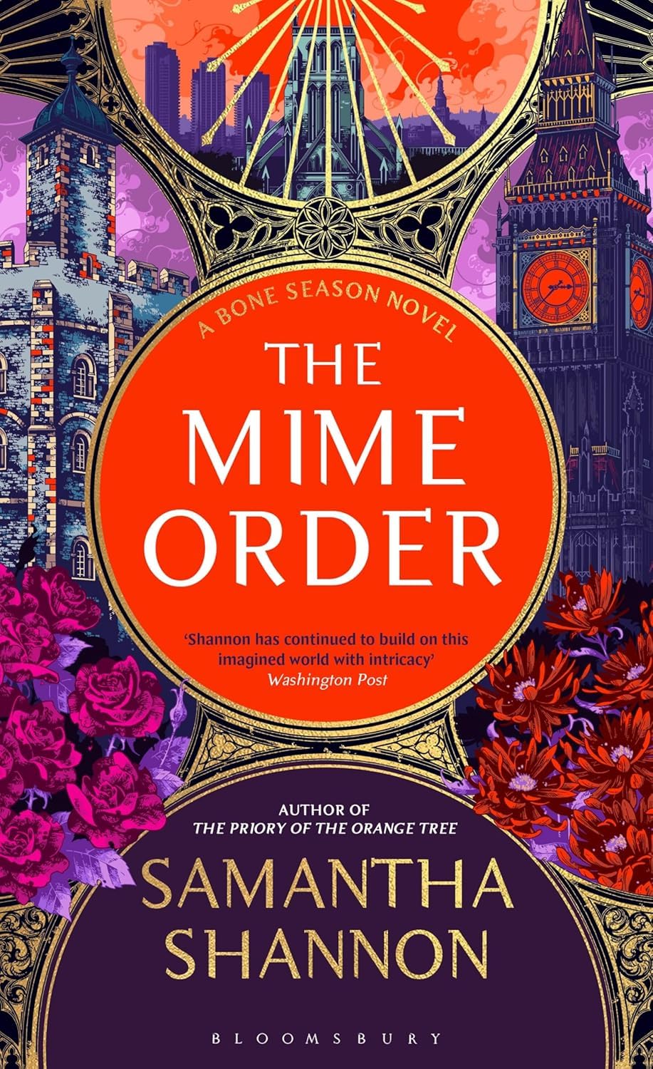 The Bone Season Series 5 Books Collection Set By Samantha Shannon (The Bone Season, The Mime Order, The Song Rising, The Mask Falling & The Dark Mirror)