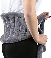 Vista 8 de Almohadilla térmica para microondas para aliviar el dolor de espalda, paquete de calor húmedo para cuello y hombros, bolsa de trigo para microondas