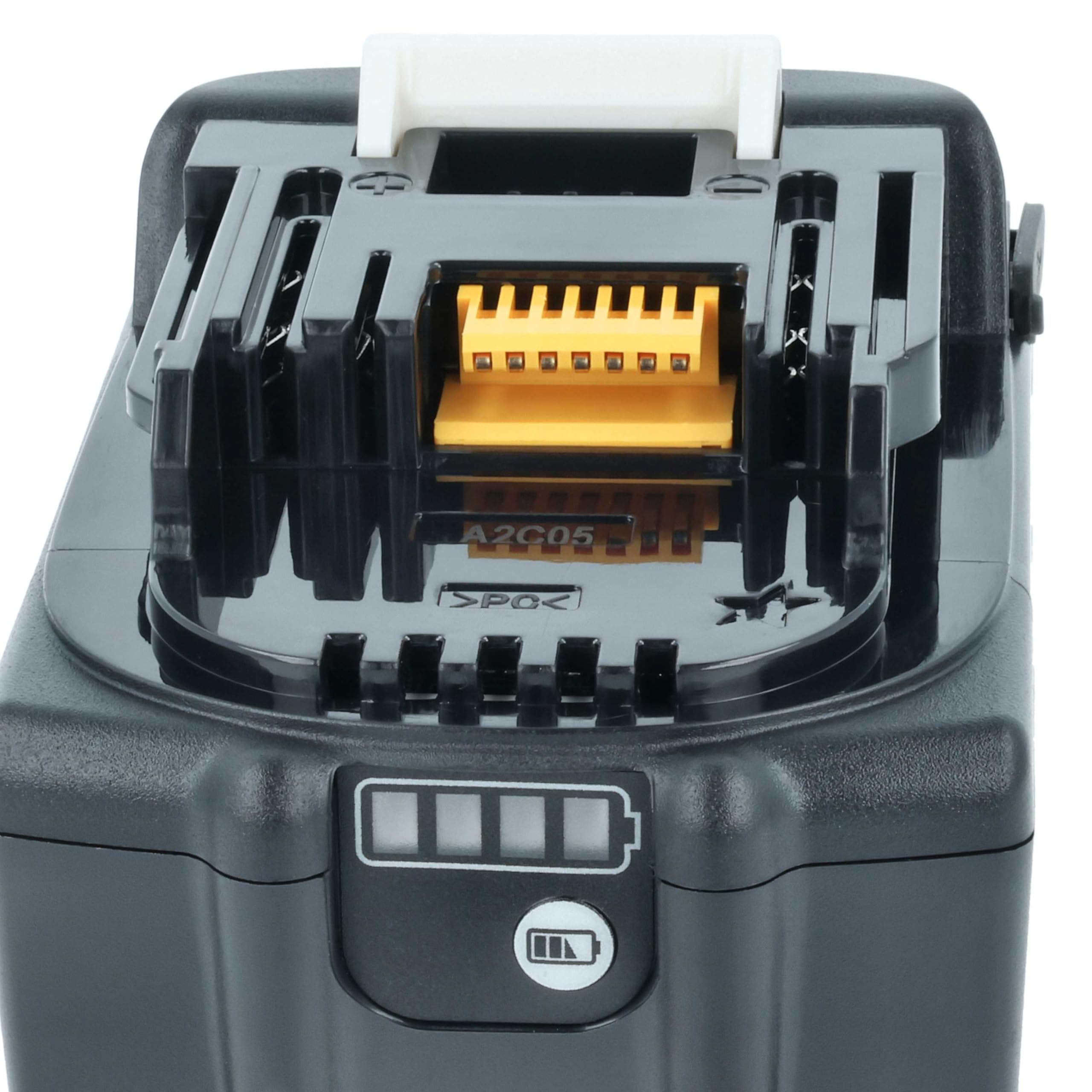 vhbw Akumulator kompatybilny z Makita 9V/3A, BL1850 18 V, 3 AH, 5 V/3 A, 12 V/3 A, PD65W, 25 A, 15 V/3 A, 20 V/3 (3000 mAh, litowo-jonowy, 18 V)