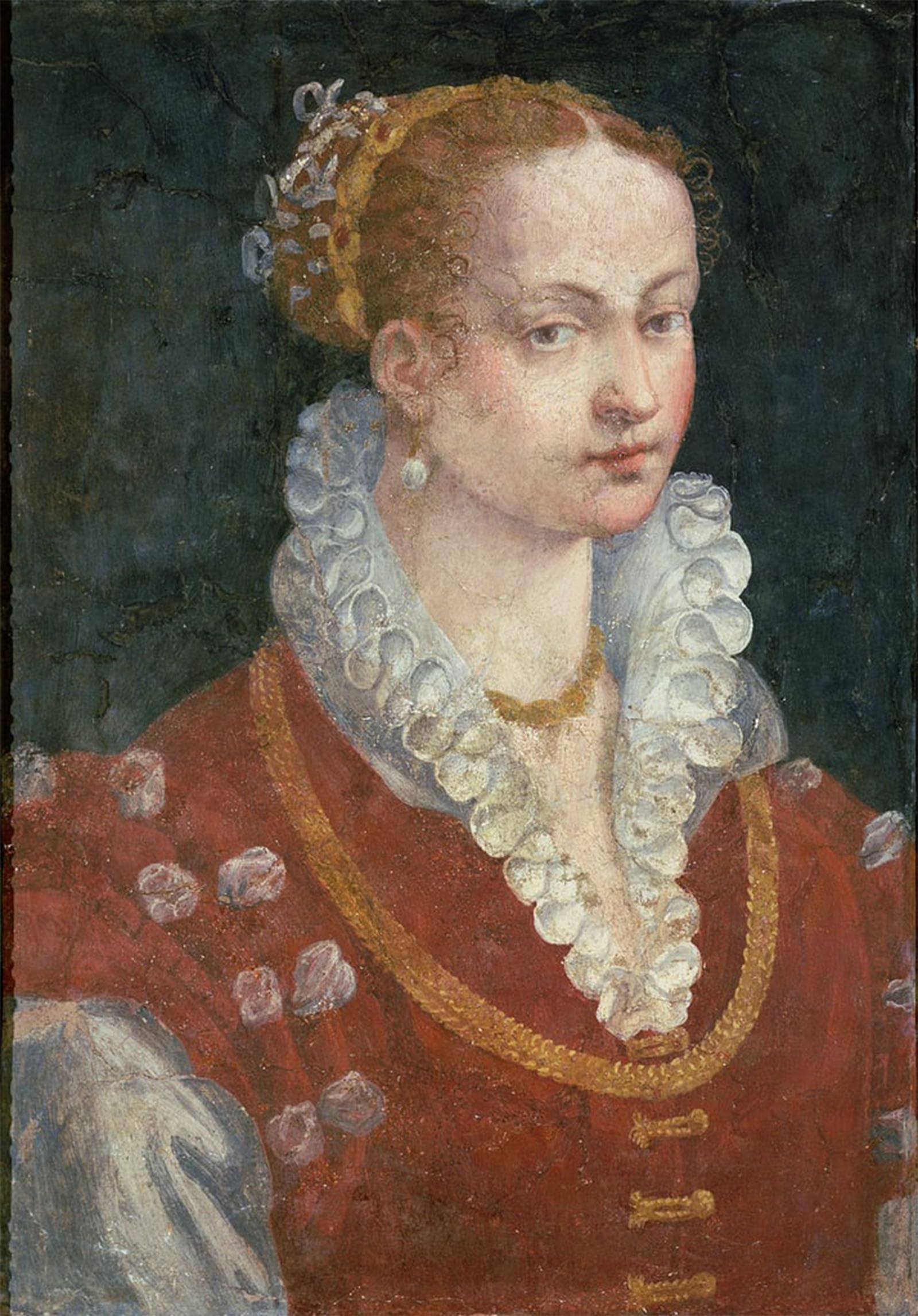 POSTERIIk Famous Modern Artwork Art Mural Portrait of Bianca Cappello by Alessandro Allori Oil Paintings Pictures for Home Decor 60x90cm