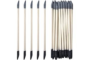 10 Pieces Sandpaper Stick 5.5 x 0.2 Inch Multi-Grit Matchsticks Sanding Twigs for Model Building