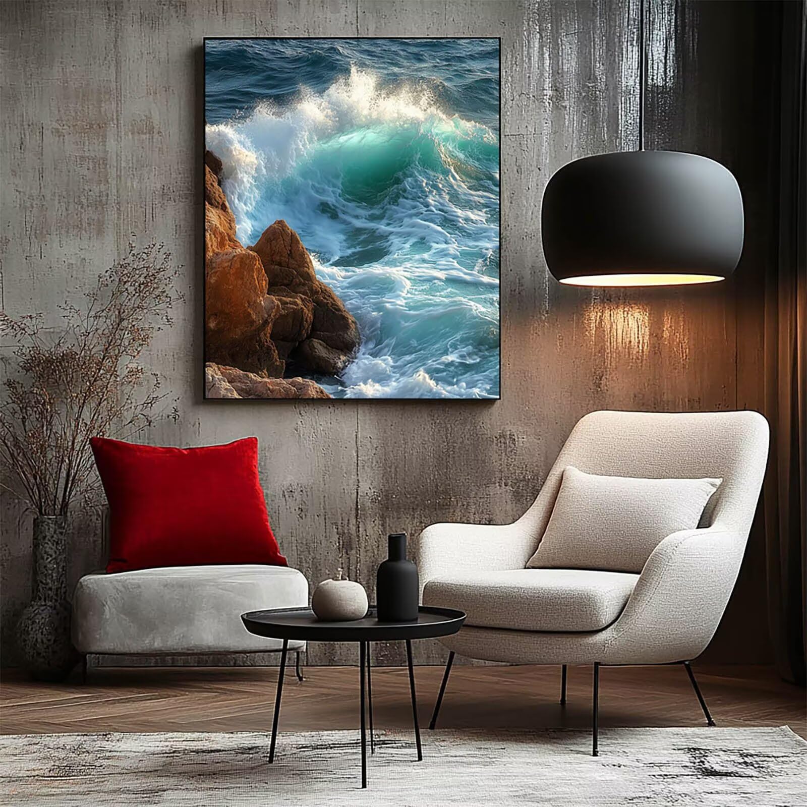 Malowanie po numerach, dla dorosłych, obraz przybrzeżny po numerach, płótno dla dzieci, artykuły artystyczne, 91 x 71 cm, DIY, morze, kolorowy obraz na płótnie, rękodzieło dla dorosłych, dekoracja