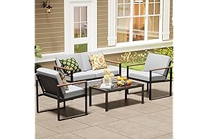 Hampton Bay 4-Piece Outdoor Patio Furniture Set