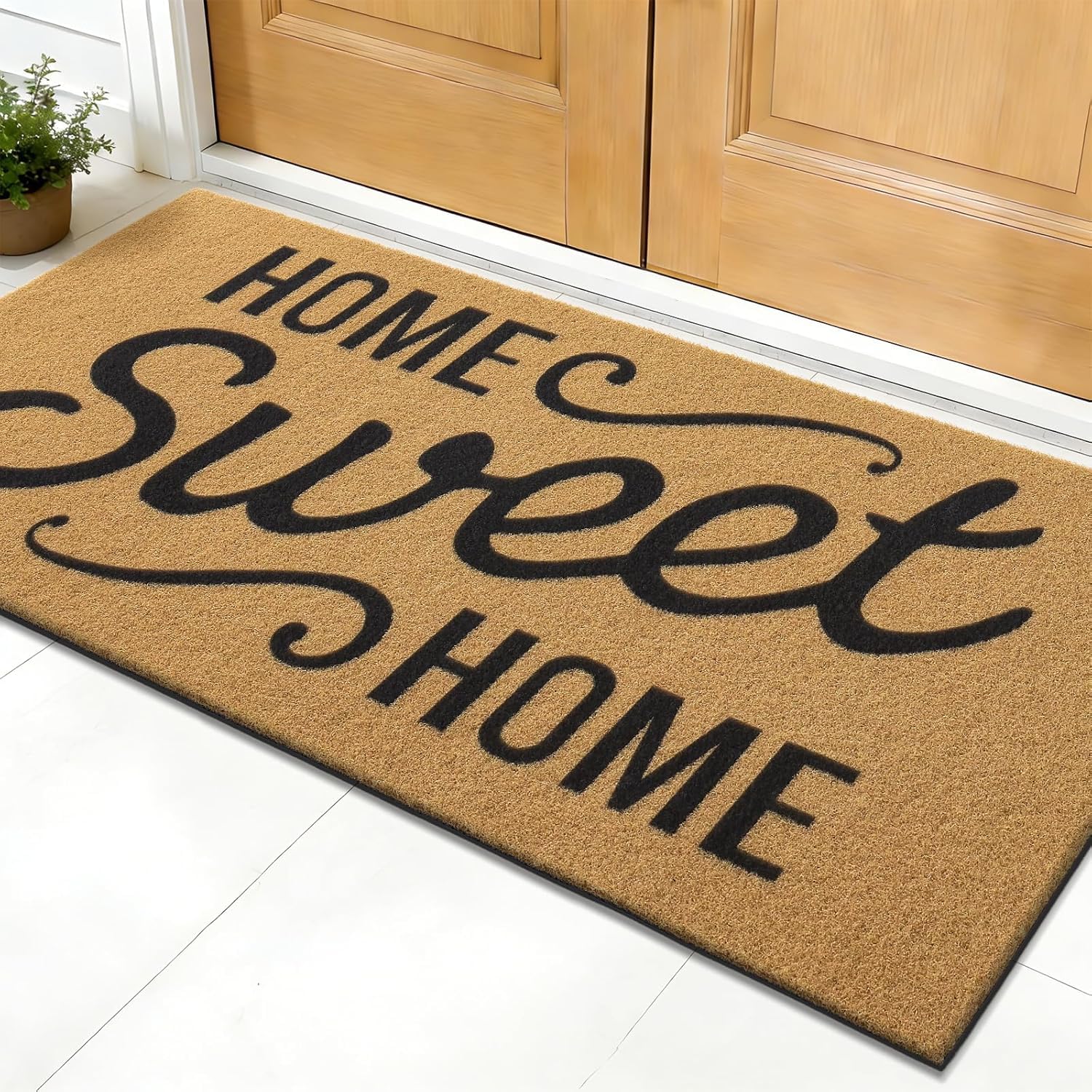Homaxy Indoor Door Mats, Dirt Trapper Doormats, 58X120cm, Home Sweet Home