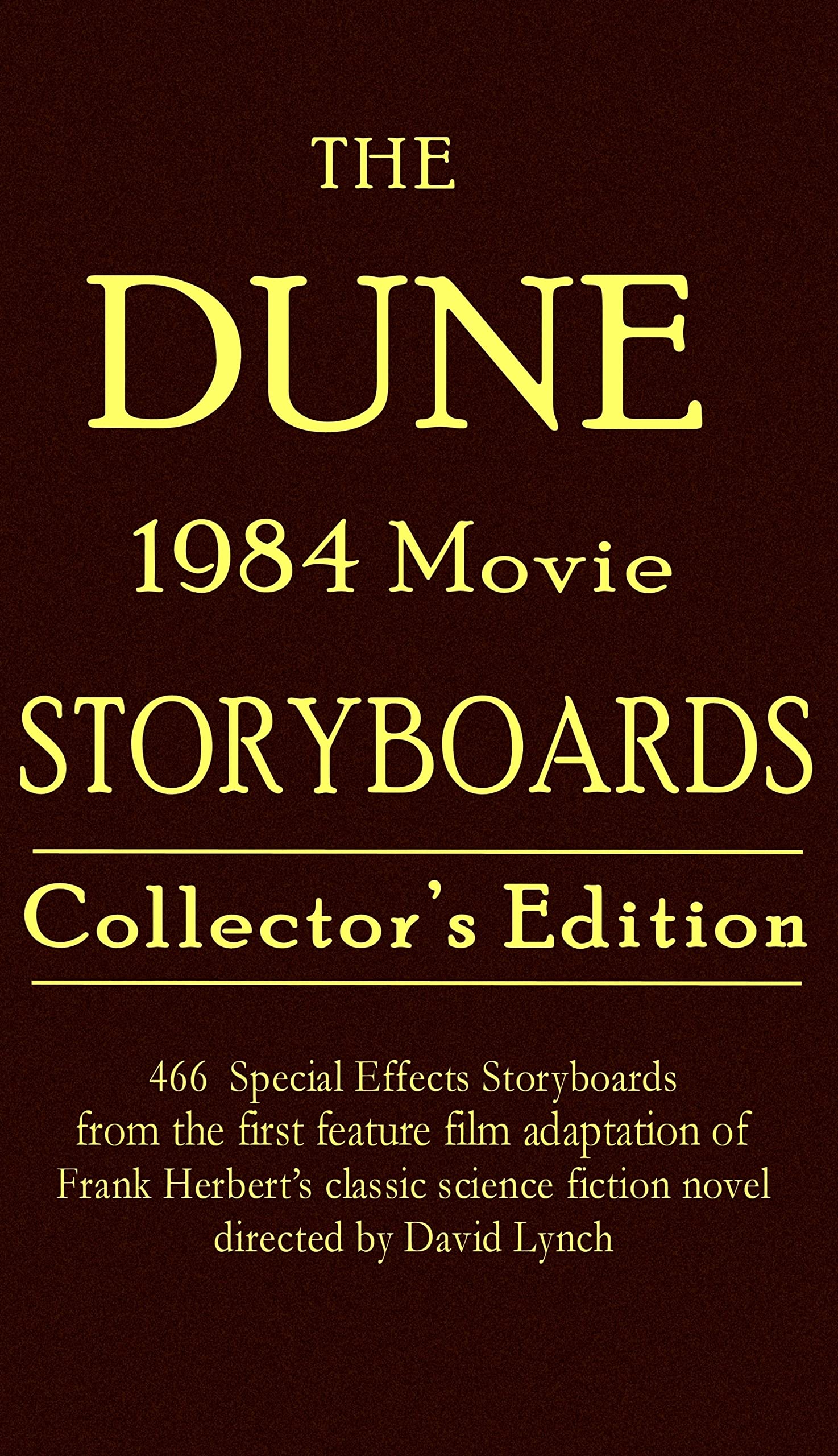 Storyboards DUNE 1984 collector : le cadeau idéal pour fan de science-fiction