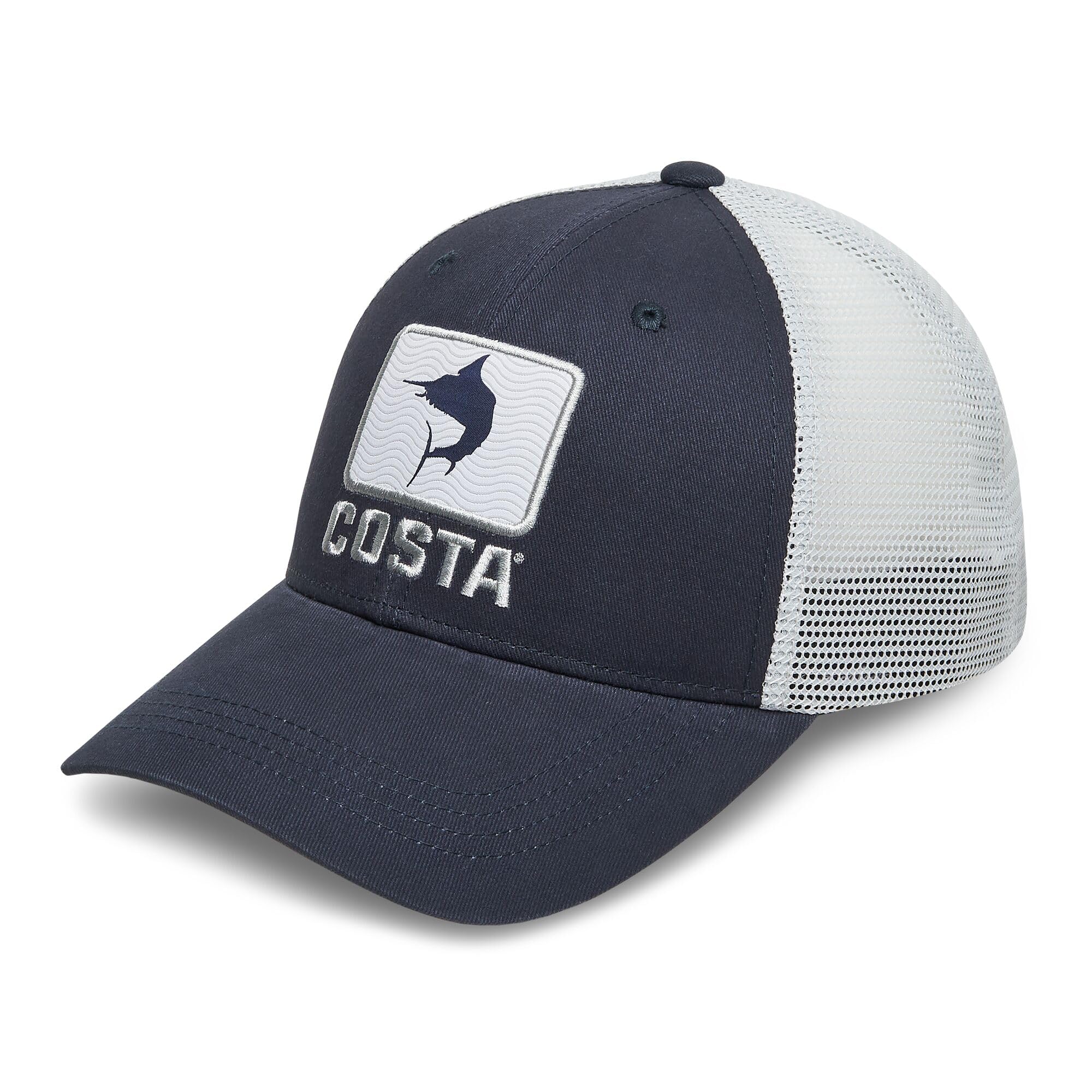 Costa Del Mar Men's Marlin Waves Trucker Hat