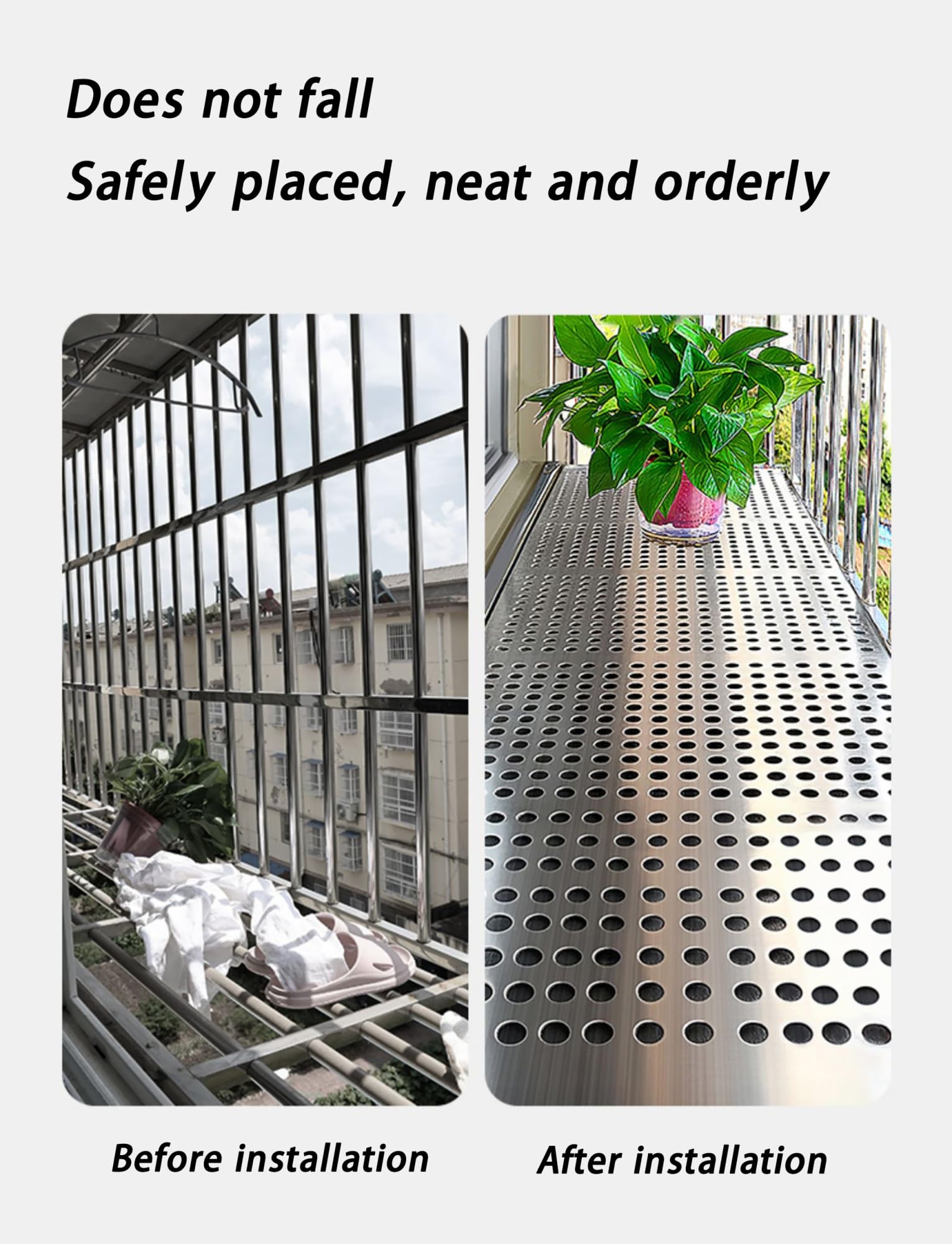 Generisch Lochblech aus Edelstahl, 10 mm Löcher, auslaufsichere Fensterdichtungen, einfache Montage, Robustes Metallgewebe für Belüftung, ideal für Heimwerkerprojekte, korrosionsbeständig