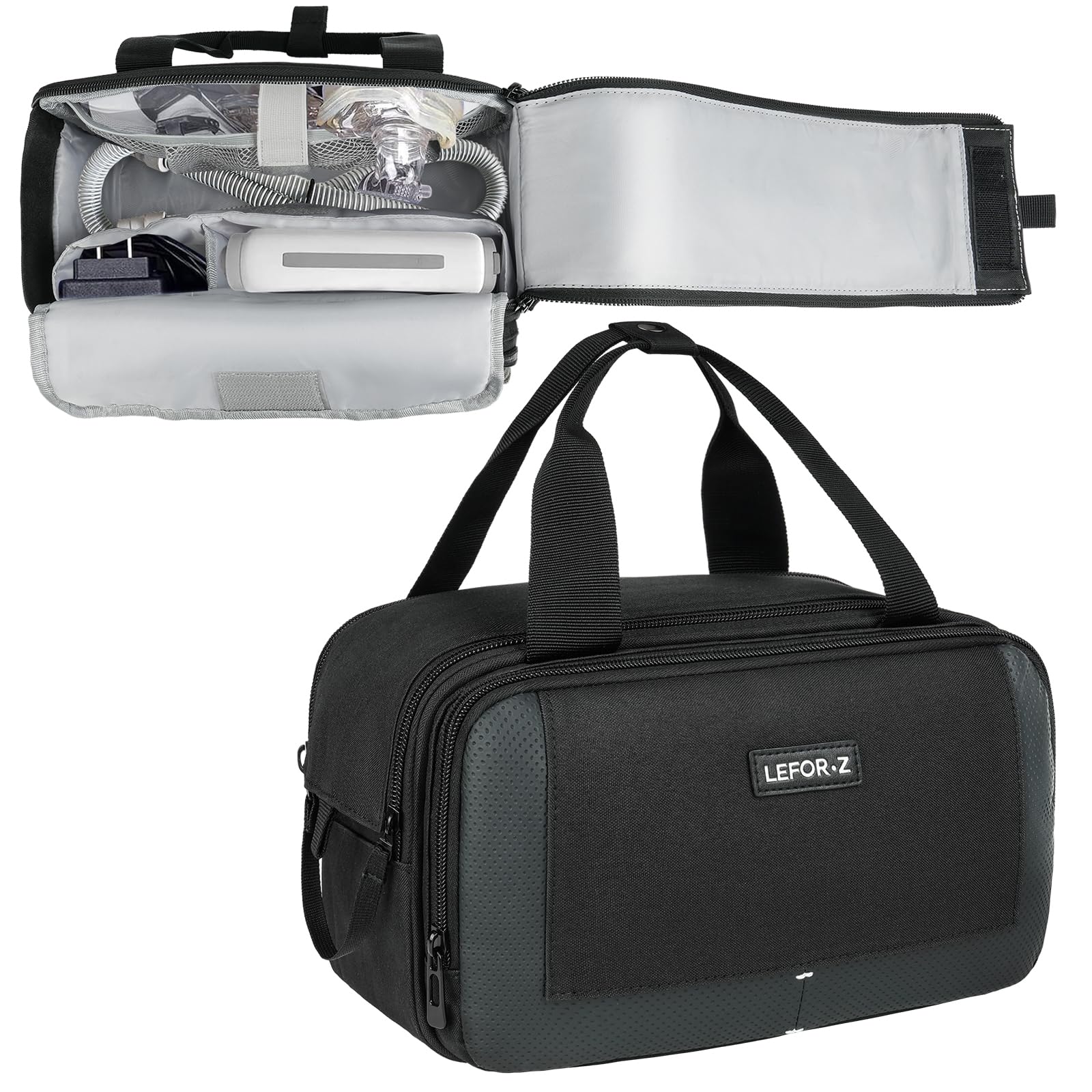 Travel Carrying Bag Compatible with ResMed AirMini/Z2 Auto CPAP Machine and Accessories,Portable Storage Organizer Case Fits for CPAP Equipment and Supplies(Bag Only)