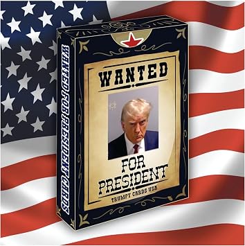 Wanted for President Trump Playing Cards