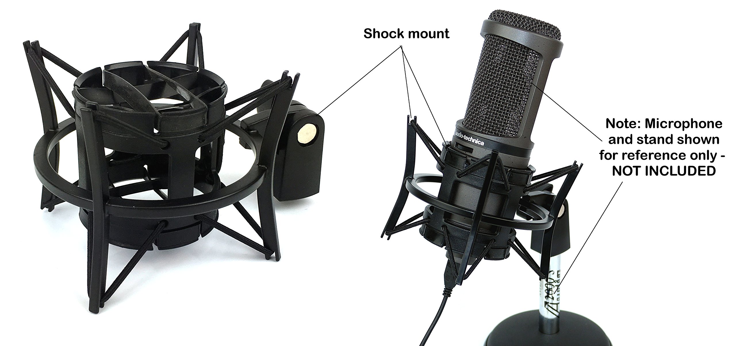 UNIVERSAL SHOCK MOUNT FOR CYLINDRICAL & TAPERED MICROPHONES