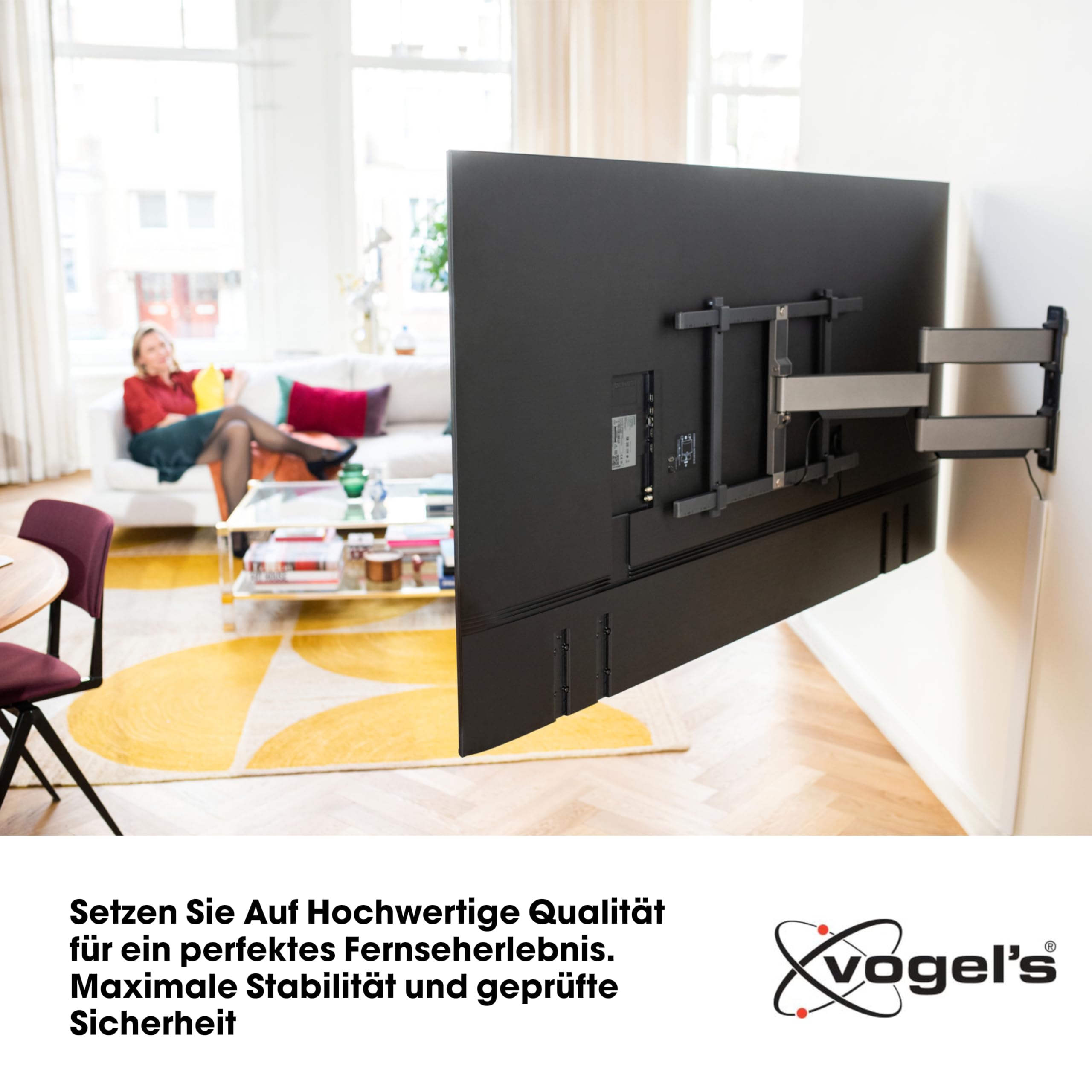 Vogel's TVM 5447 Schwenkbare TV-Wandhalterung für 32–65 Zoll Fernseher