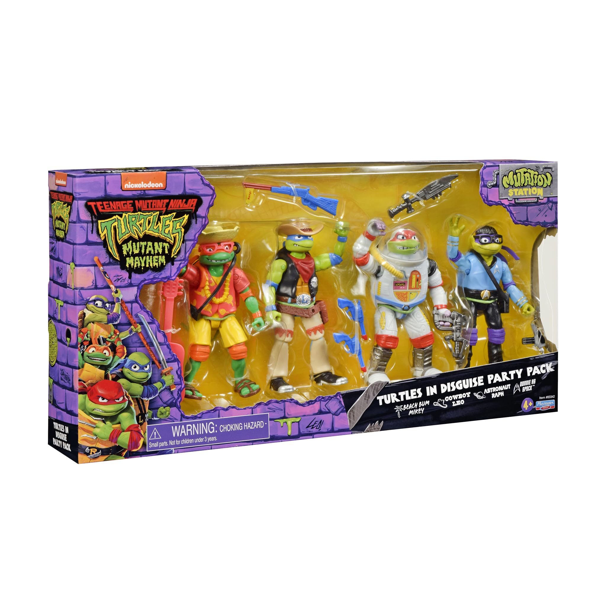 Amazon | TMNT 映画 カメ in DISGUISE PARTY (83342) | キッズ 