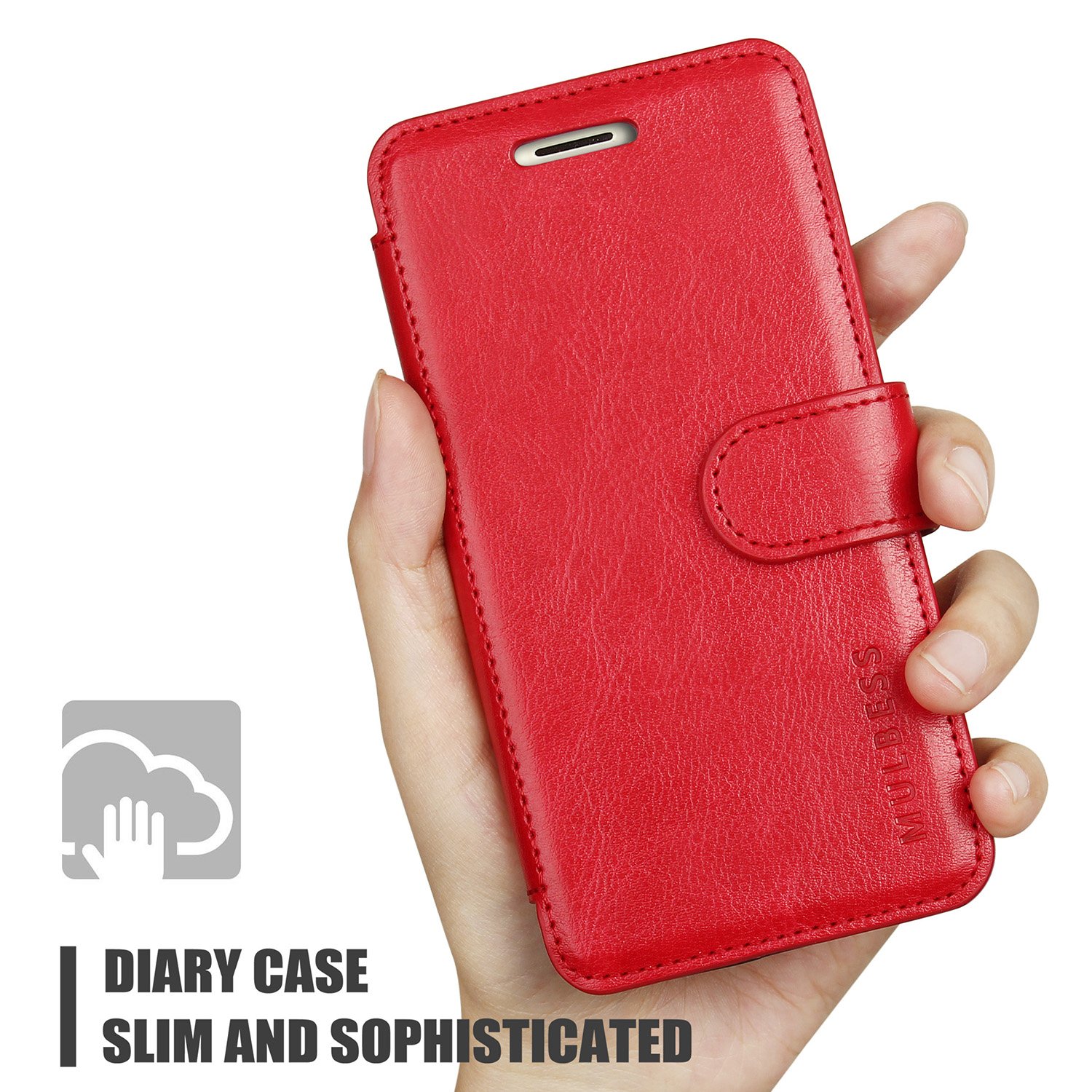 yanasuo Cover con Collana Compatibile con iPhone 8 Plus/7 Plus/6s Plus/6 Plus, Cover con Pratico Cordino, Slidable Protezione Fotocamera Slot Carte 360° Anello Supporto, Nero