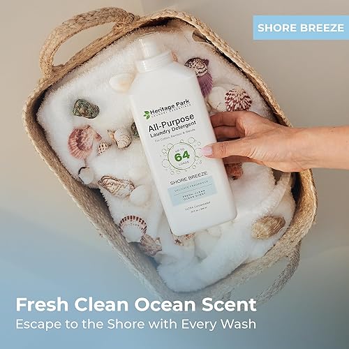 Miniatura 79 de Heritage Park - Detergente de lujo para ropa Detergente para ropa natural y enzimático probado por dermatólogos, a base de plantas, respetuoso