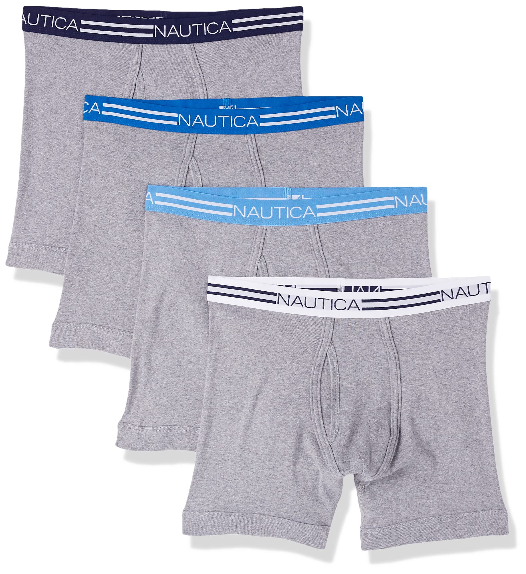 Nautica Men's Classic Cotton 4-pack Boxer Briefs