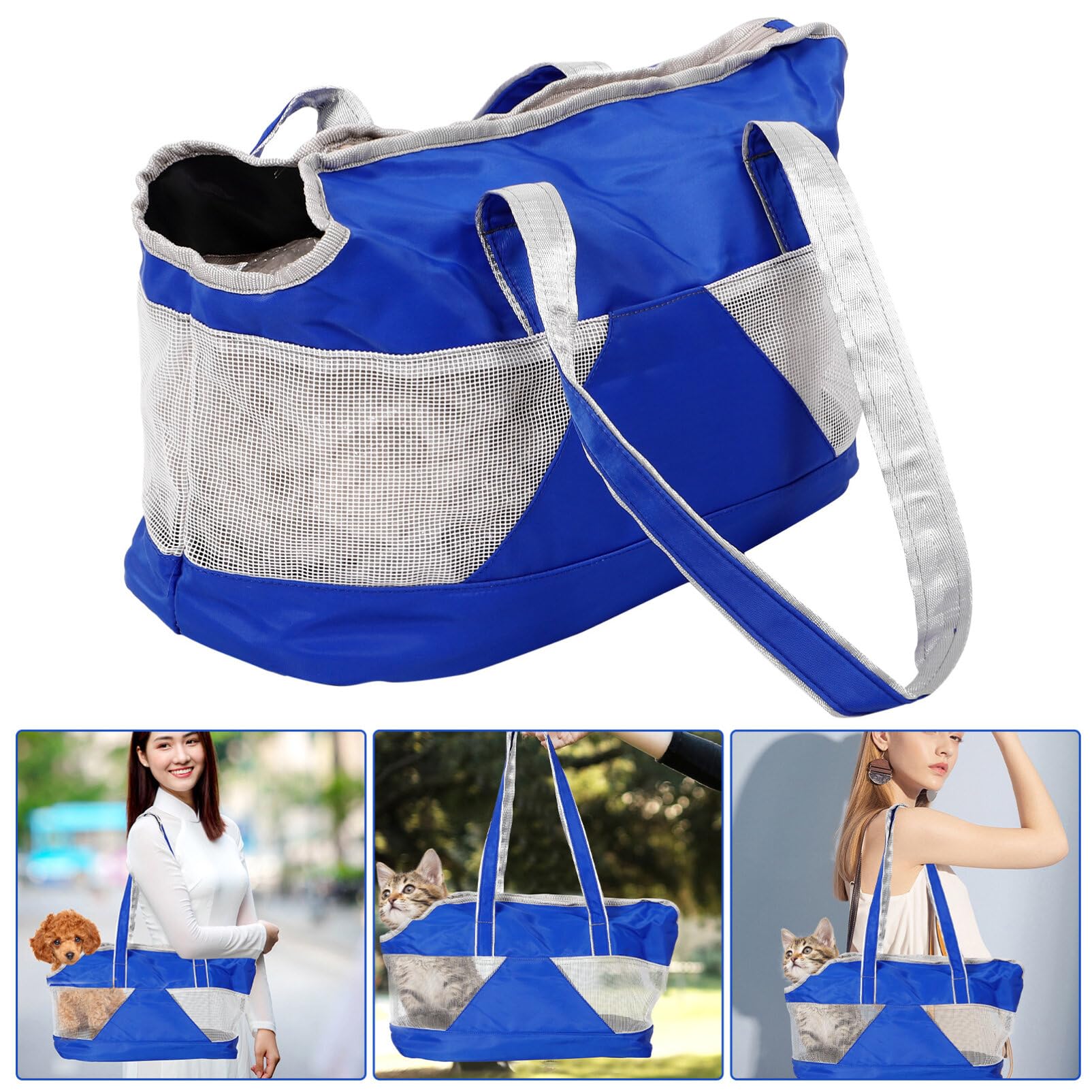 INOOMP Cat Carrier Bag Cat Sling Carrier Small Soft Pets Carrier Bag Portable Lightweight Puppy Carrying Pouch for Grooming Pet Shopping Bag