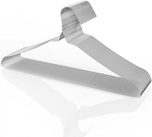 Miniatura 8 de Mr. Pen - Perchas de alambre, paquete de 10, perchas de metal, perchas de alambre para ropa, perchas de alambre para abrigos, perchas de metal,