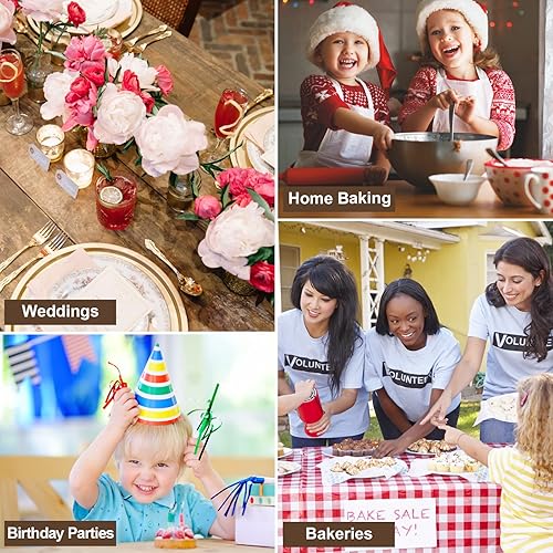 Miniatura 7 de 400 forros de tulipanes para cupcakes para hornear, moldes de tulipán para muffins, envoltorios a prueba de grasa, soportes para tazas de hornear