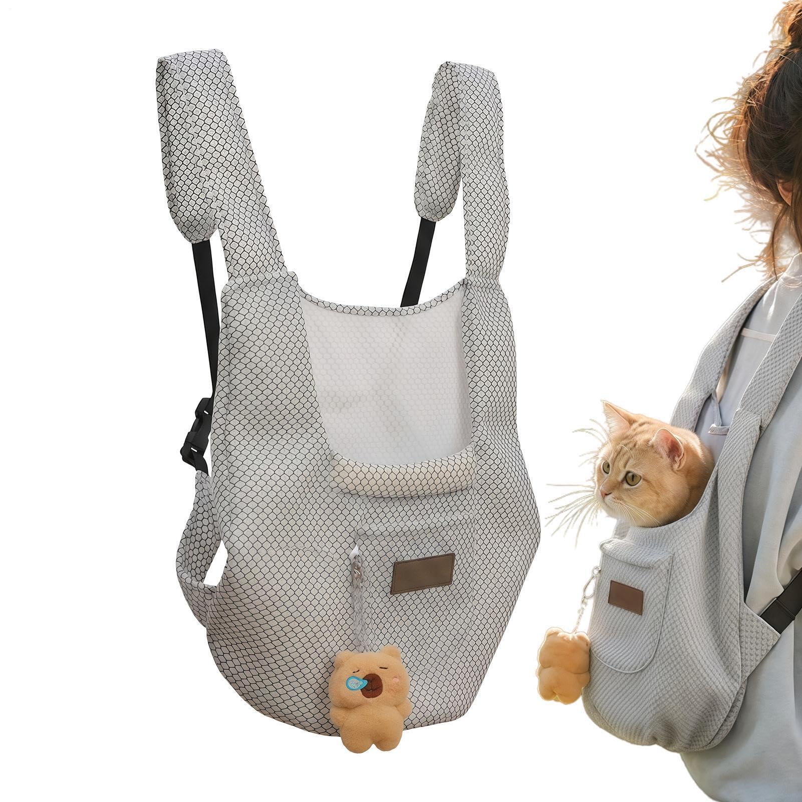 Sac de transport chat et pochette ajustable pour chien et chiot de petite taille