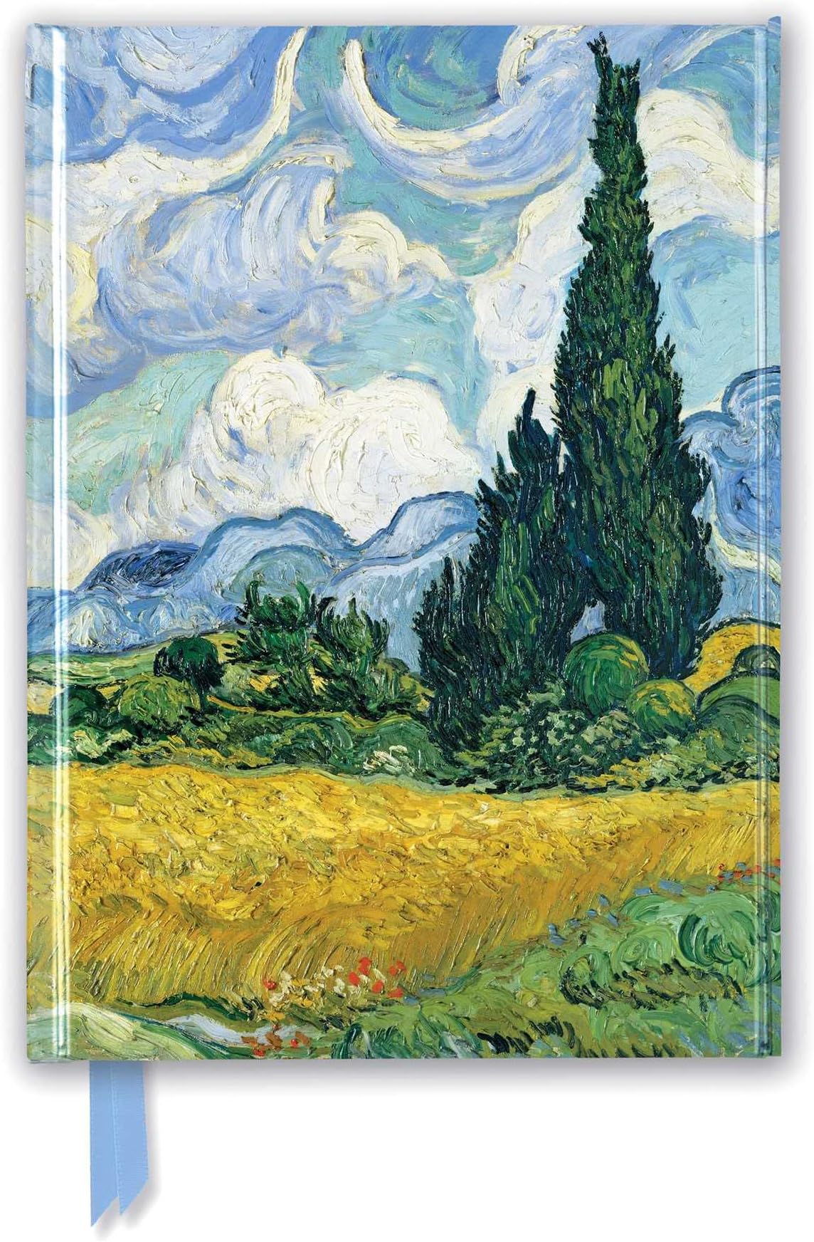 Van Gogh: Wheat Field with Cypresses (Foiled Journal): Now a major film starring Matt Damon, Adam Driver and Jodie Comer