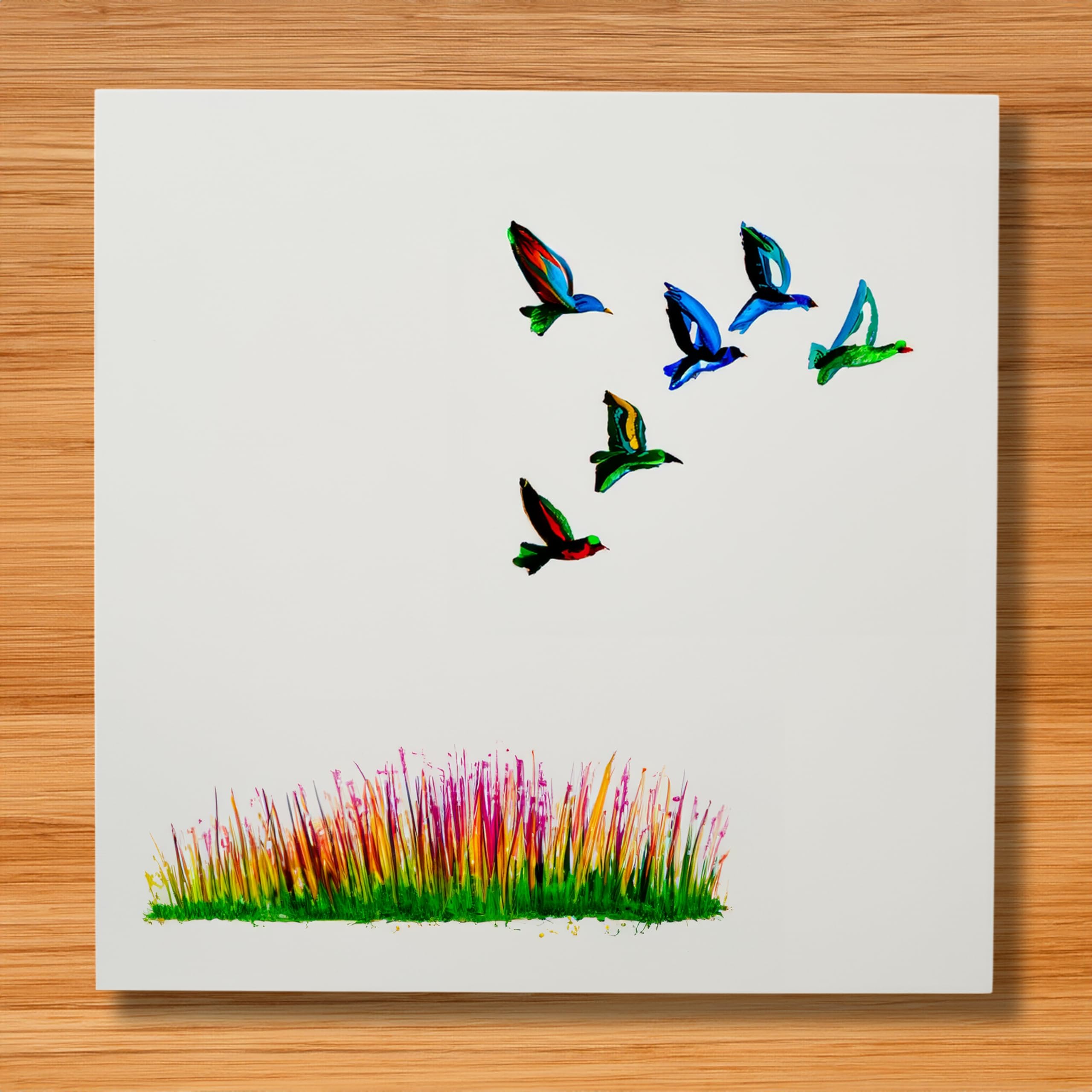 ARTIKUM Lot de 2 planches de peinture en MDF 50 x 50 cm - Blanc apprêté - Profondeur 1,9 cm - Plaque de peinture en MDF avec cadre en pin - Fond de peinture sur bois - Pour peinture, bricolage