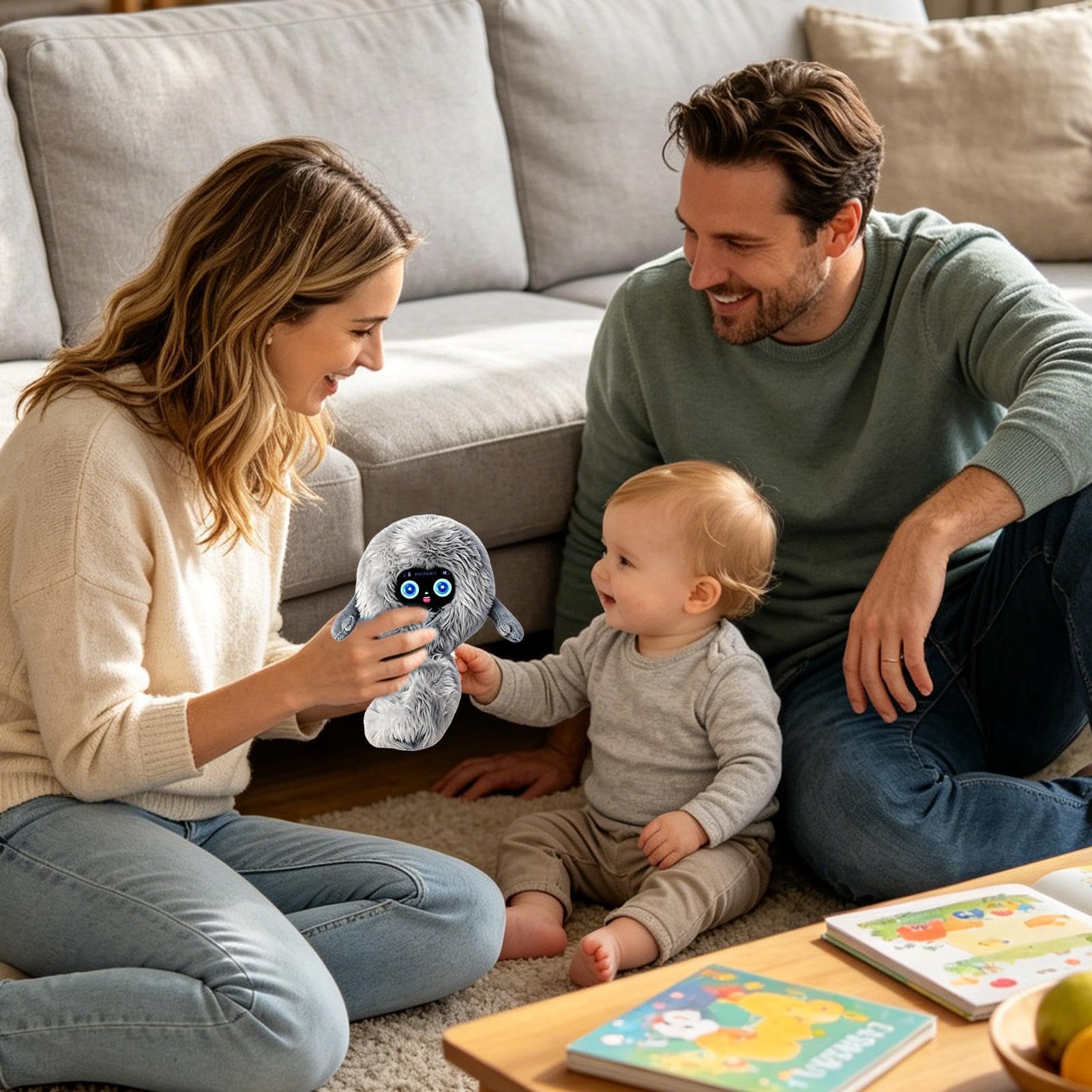 Peluche Parlante con Inteligencia Artificial Voz Interactiva, Educativa E | Peluche de Animal Parlante para Niños Niñas Amigos Familia